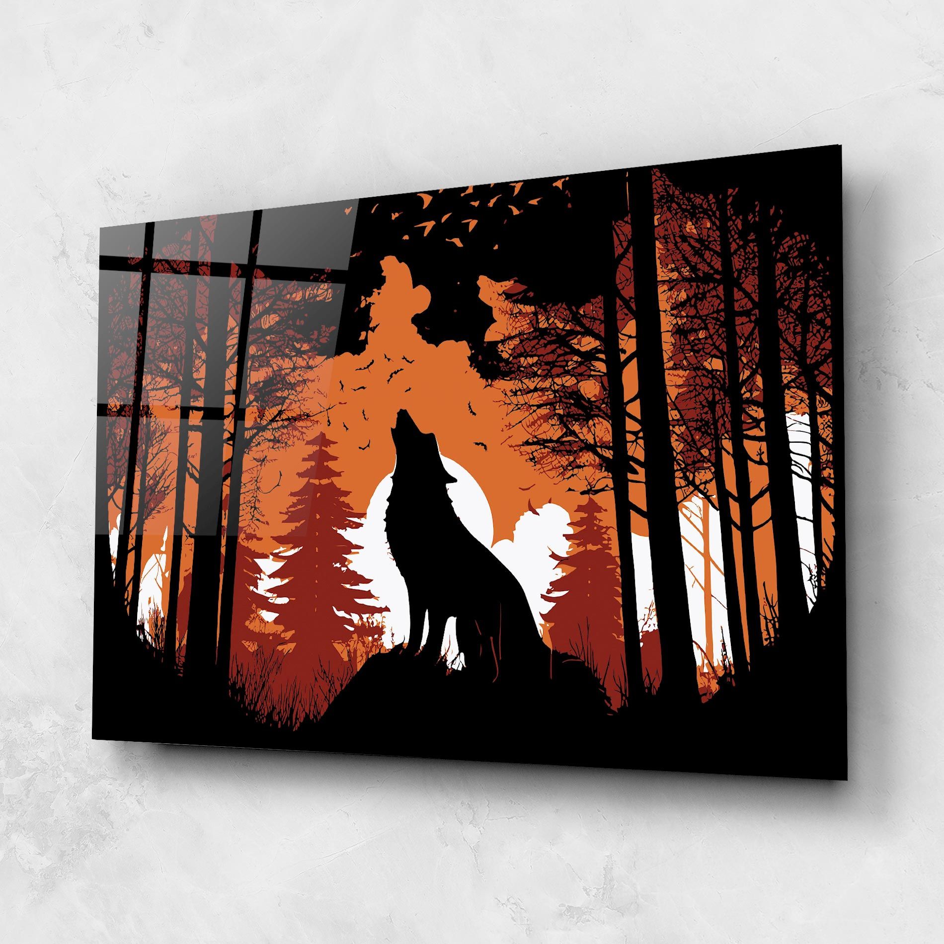 Orange Sky Wolf mockup 1