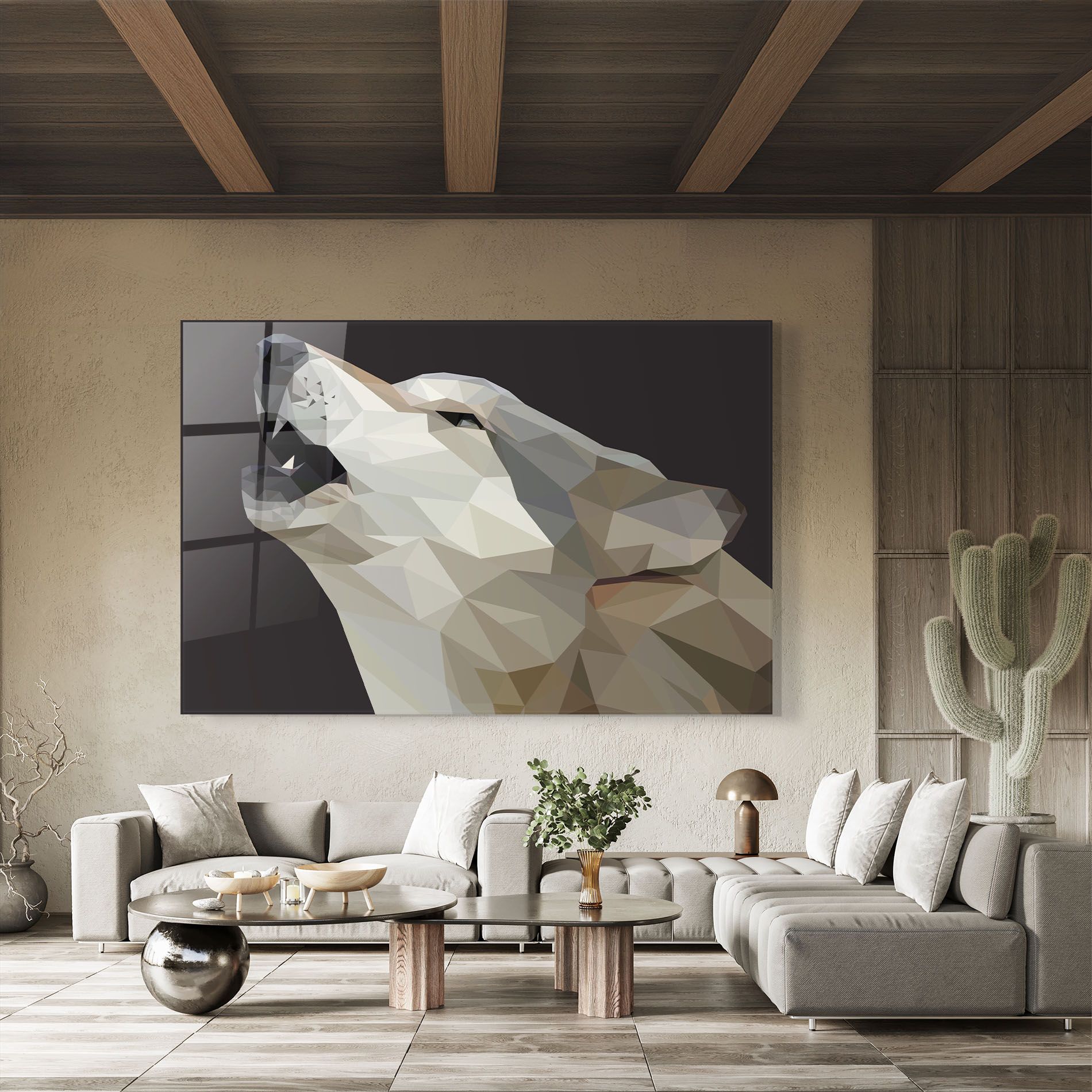 Pretty Grey Wolf mockup 8