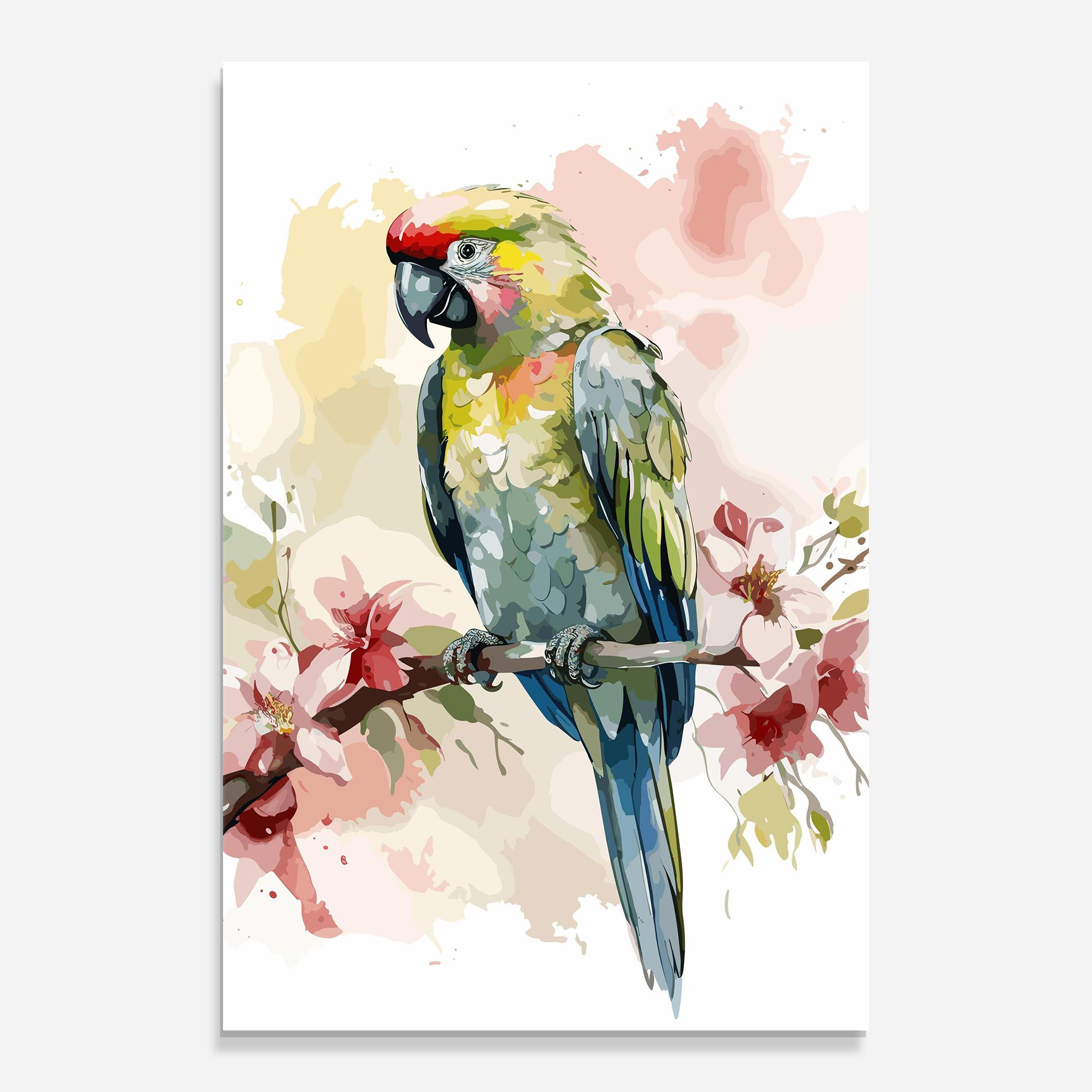 Beautiful Parrot mockup 0
