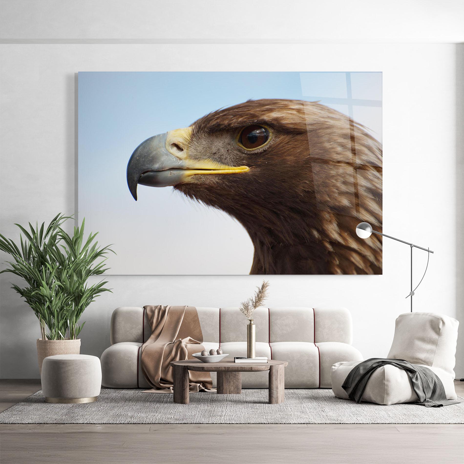 Стъклена картина Brown Head Eagle mockup 9