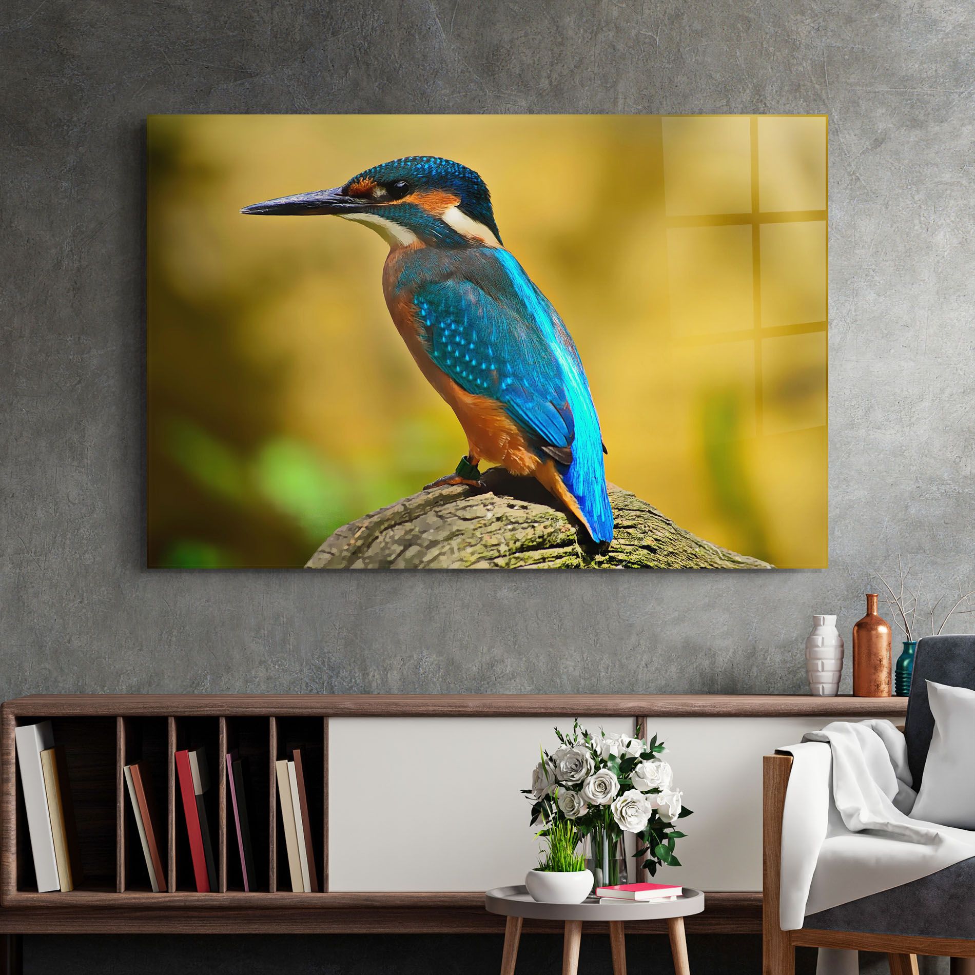 Cute Blue Bird mockup 2