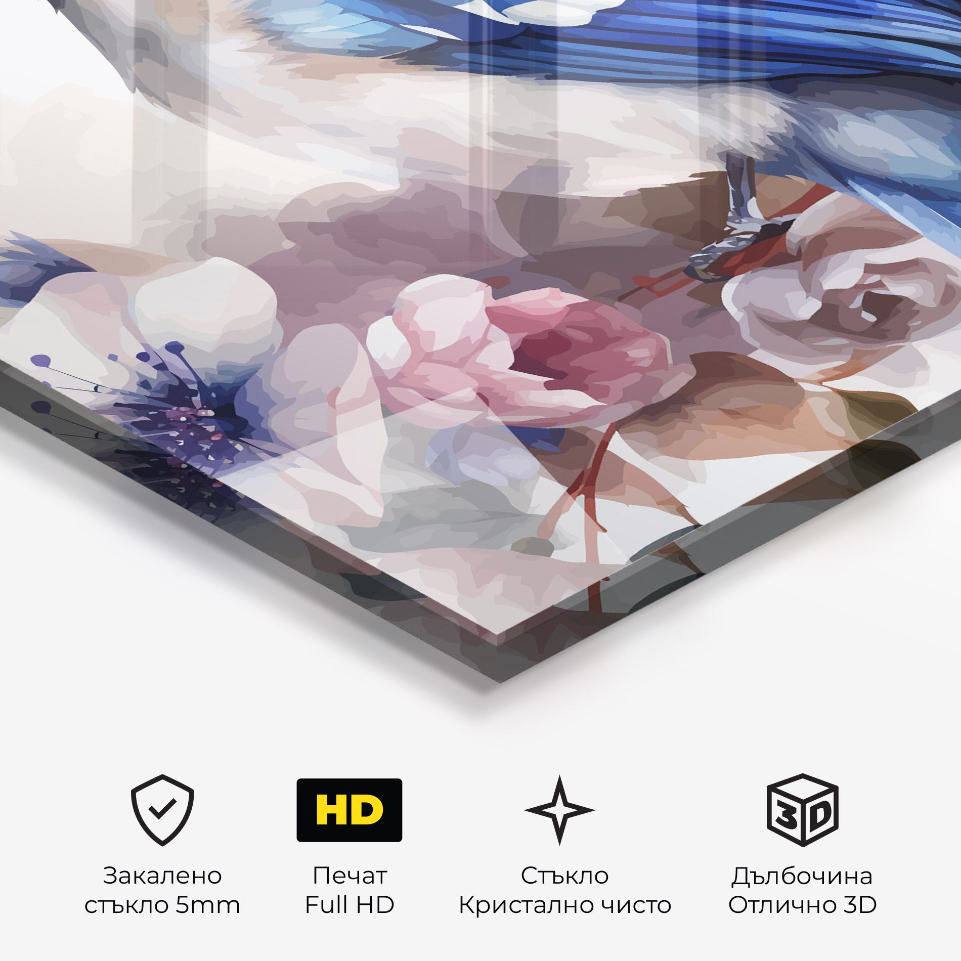 Bird Pretty Blue mockup 3