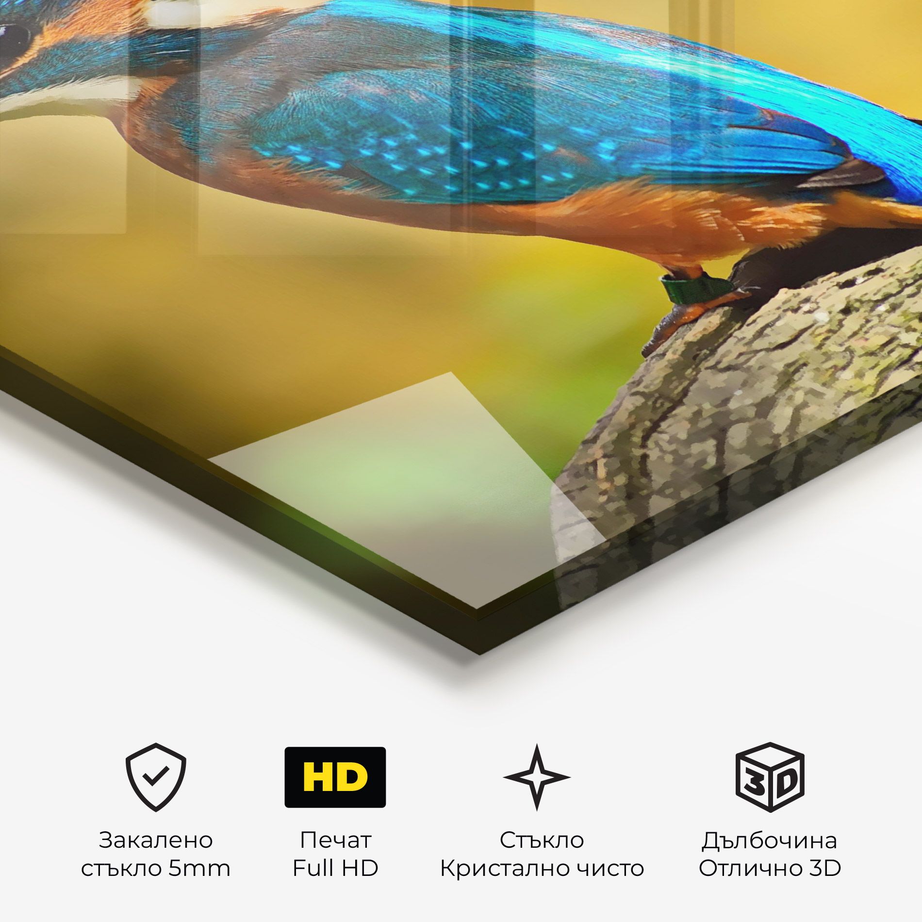 Cute Blue Bird mockup 3