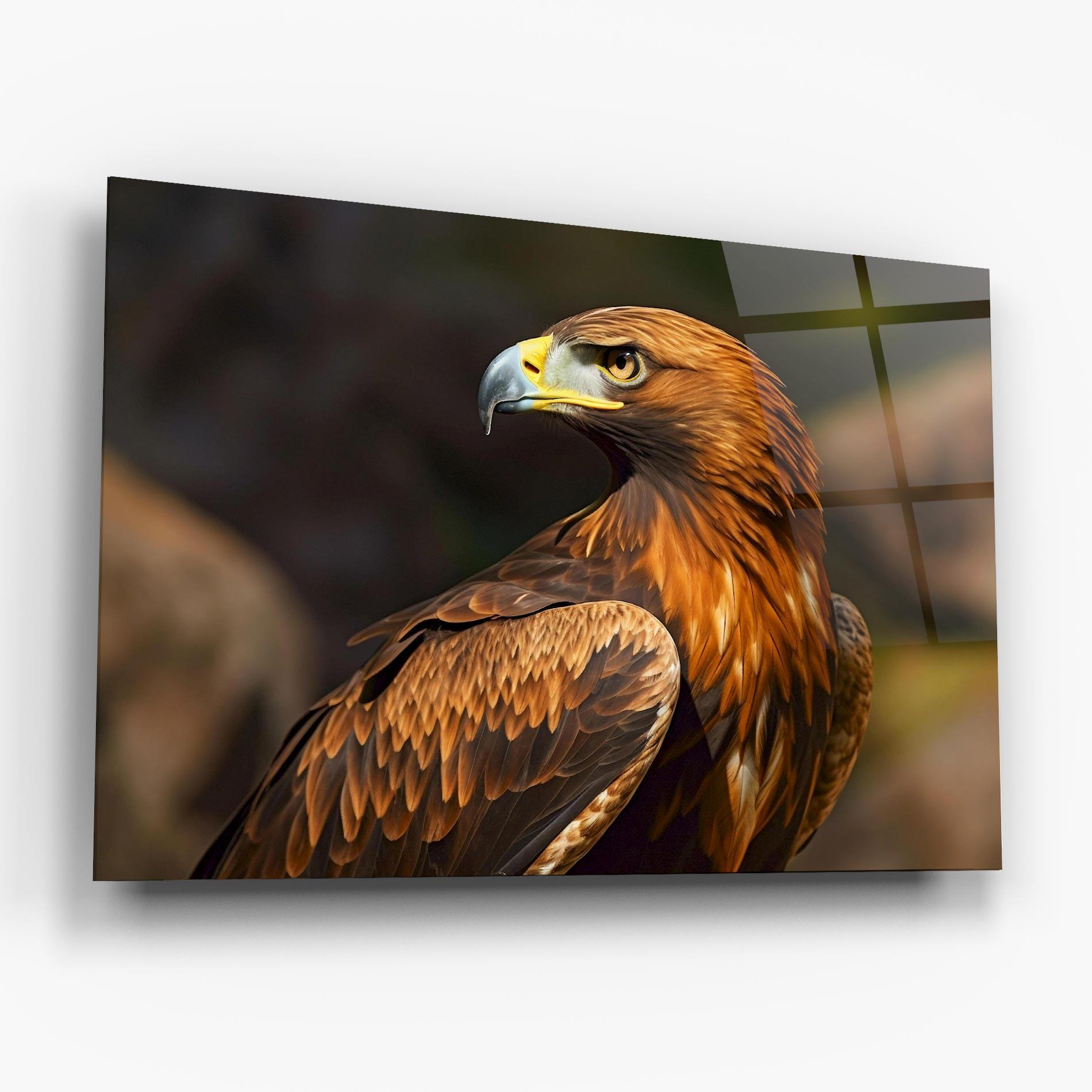 Стъклена картина Brown Eagle mockup 6