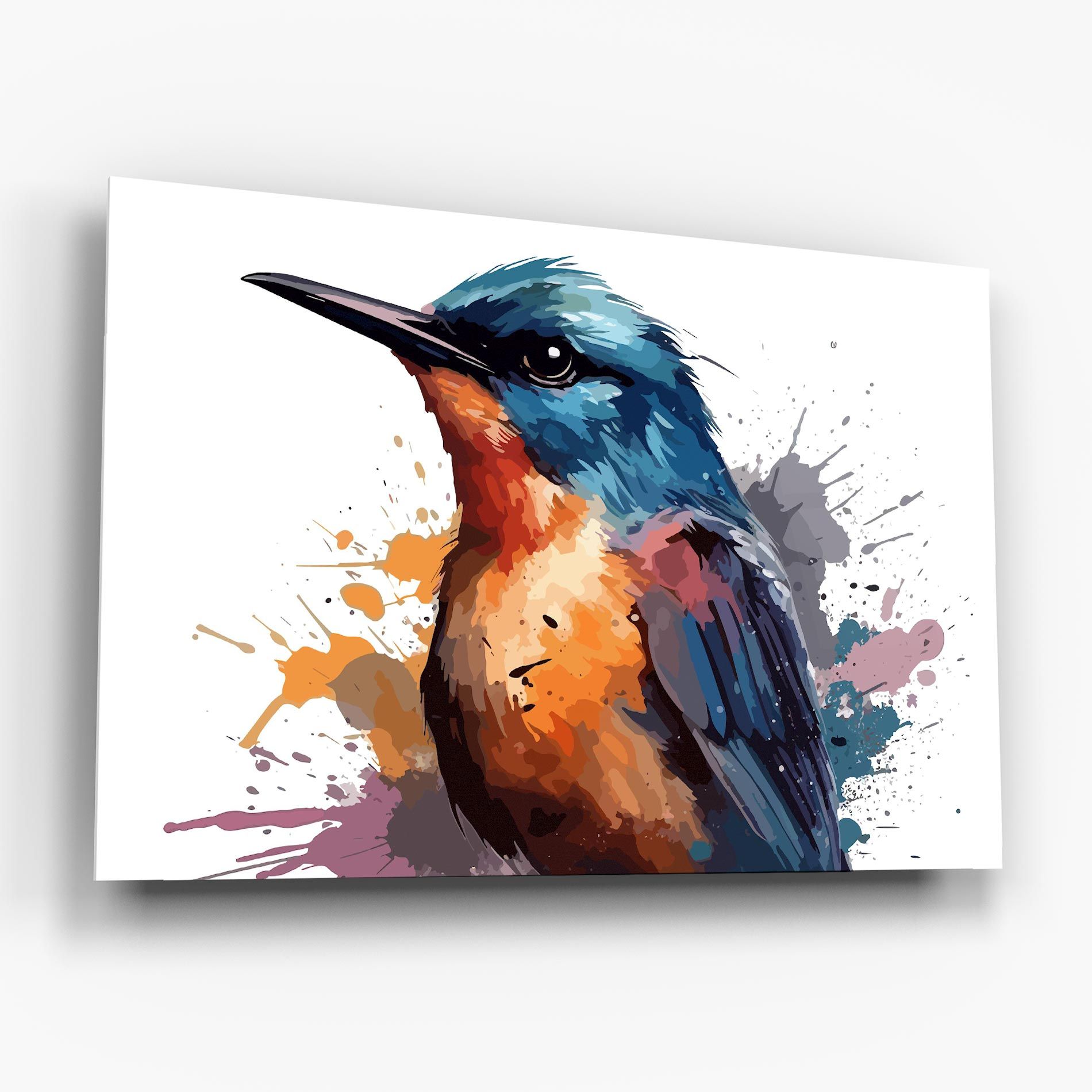 Brush Style Bird mockup 6