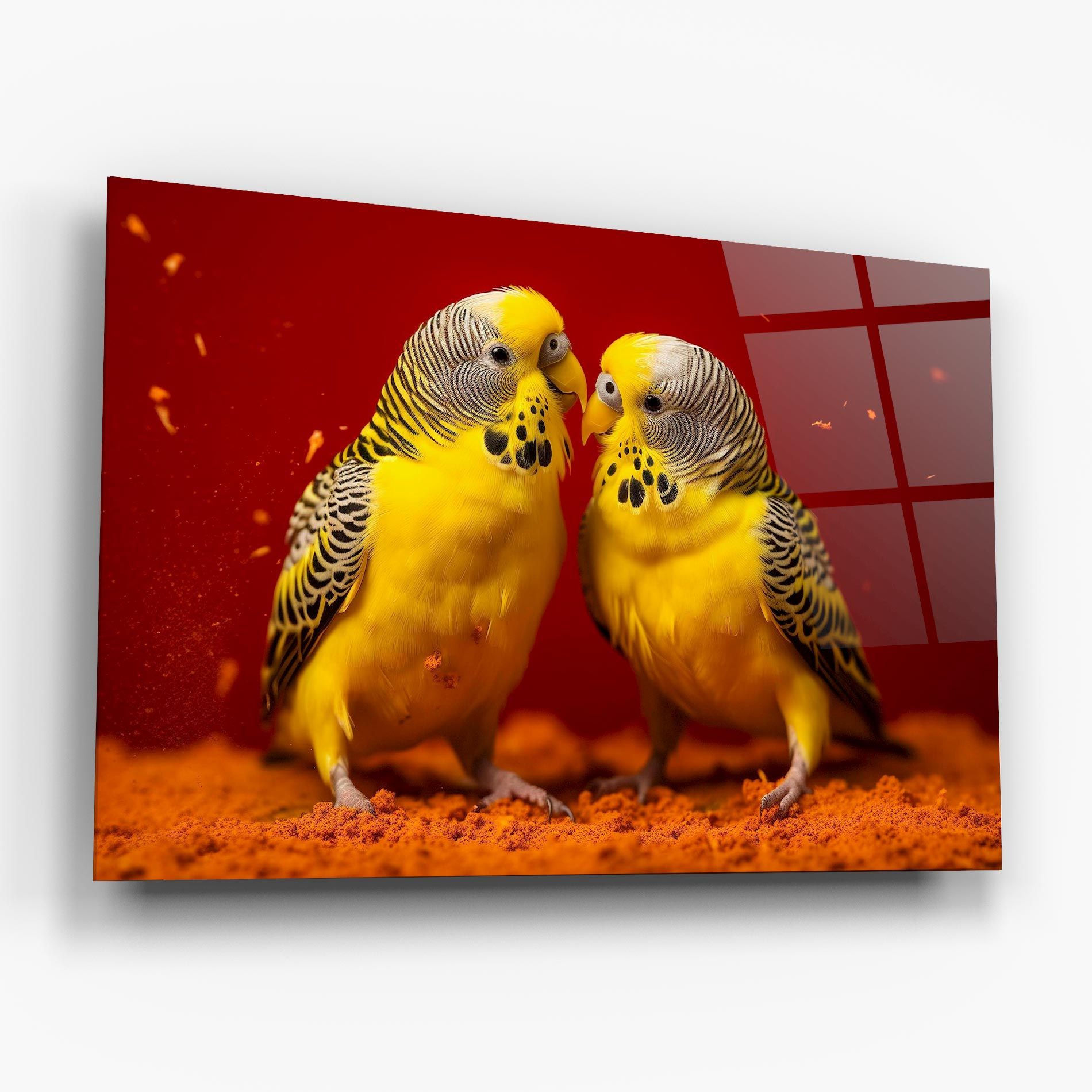 Cute Yellow Birds mockup 6