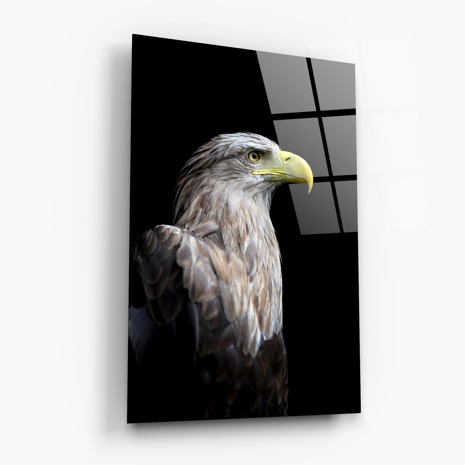 Стъклена картина Close Up Eagle mockup 6