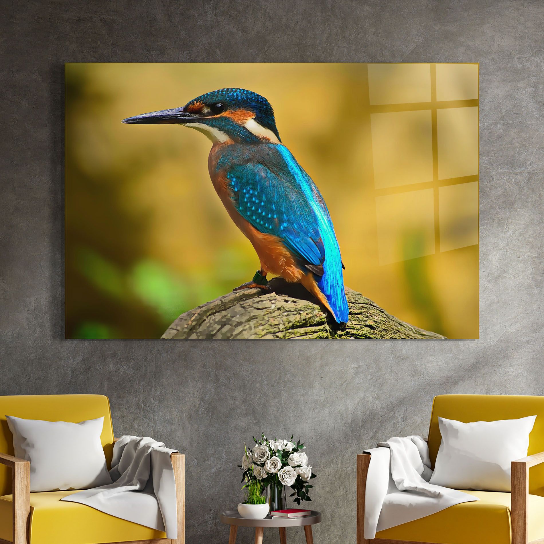 Cute Blue Bird mockup 4