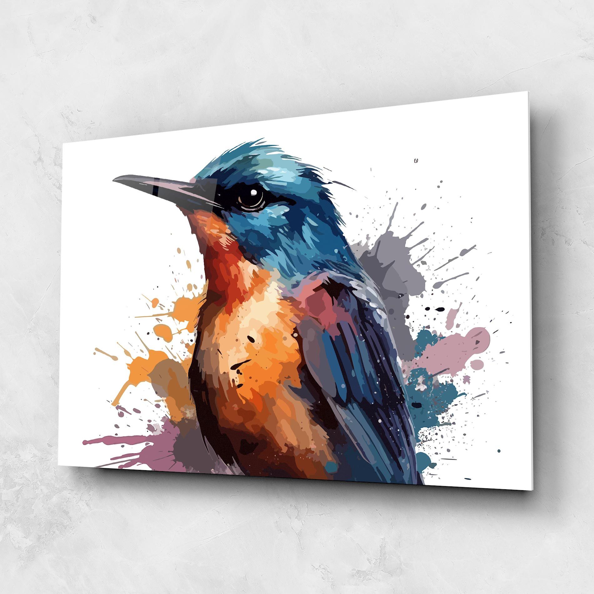 Brush Style Bird mockup 1