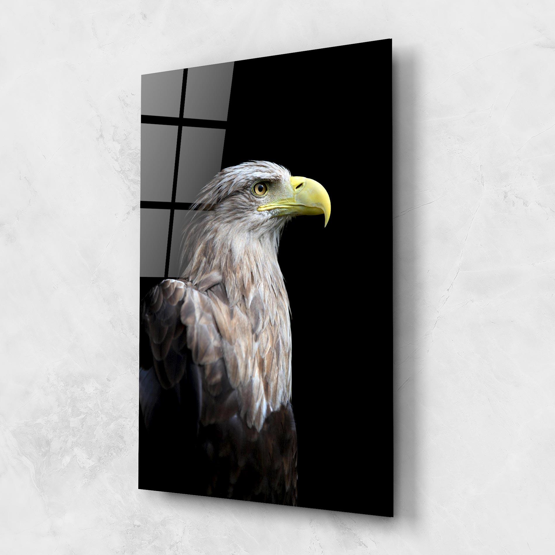 Стъклена картина Close Up Eagle mockup 1