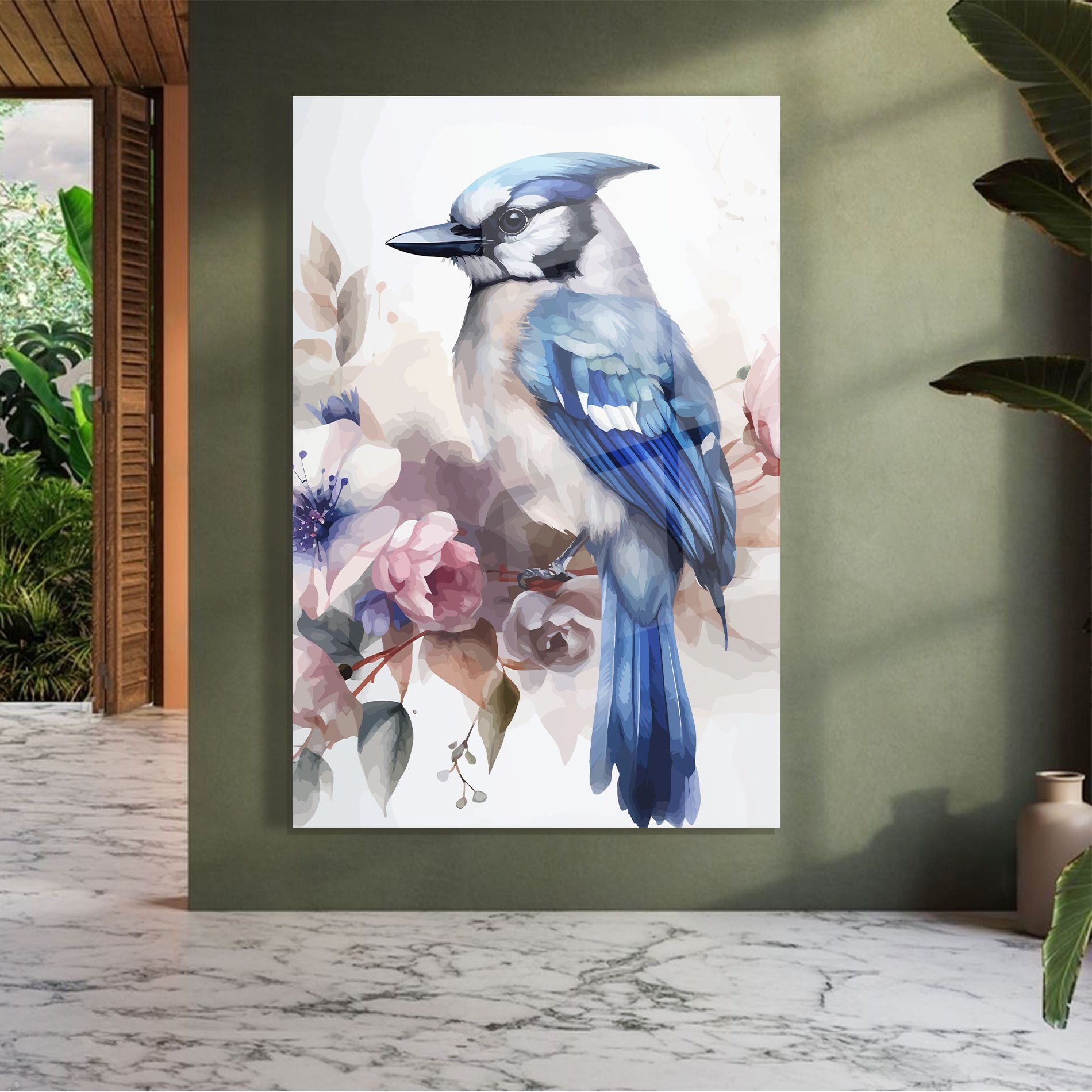 Bird Pretty Blue mockup 7