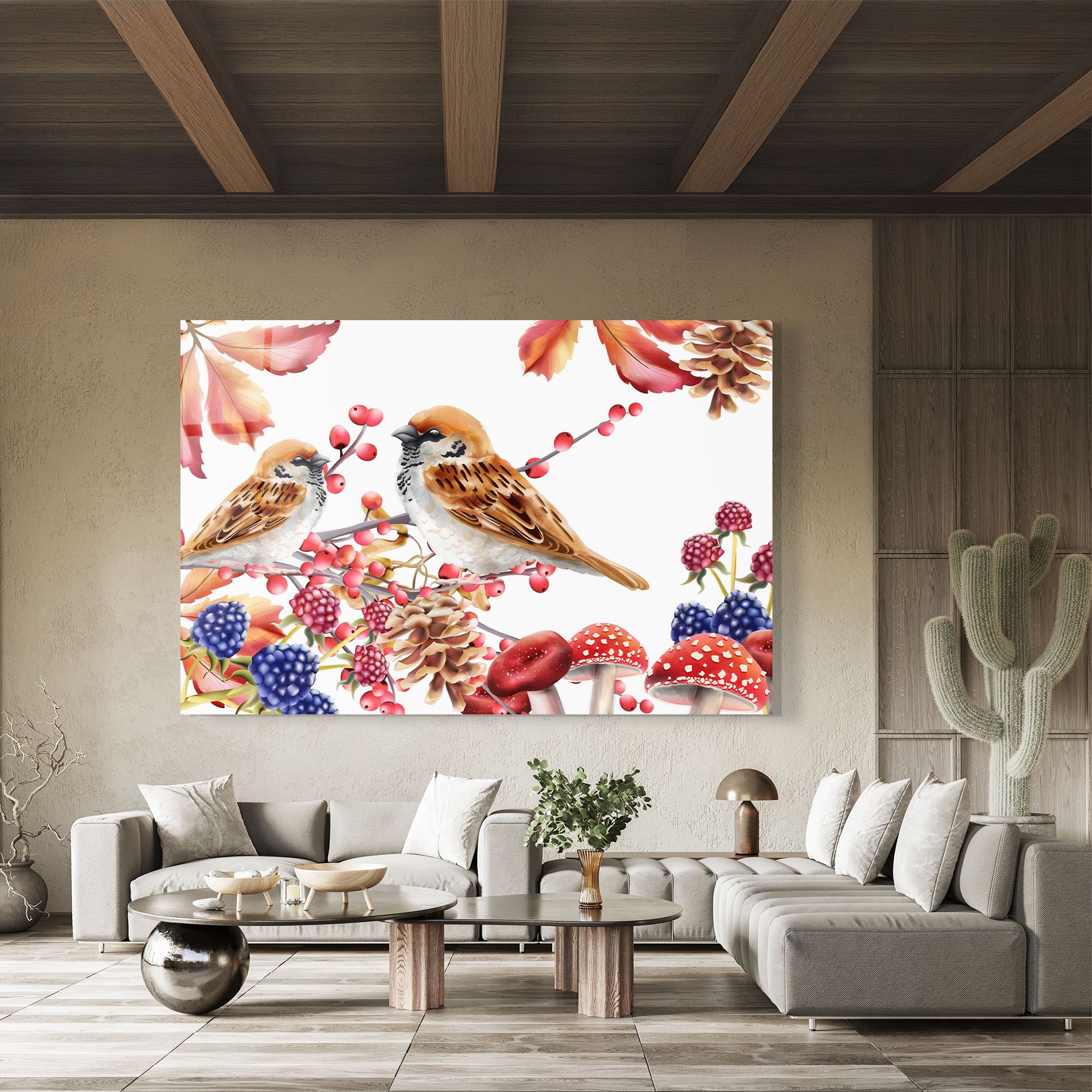 Birds And Berries mockup 8