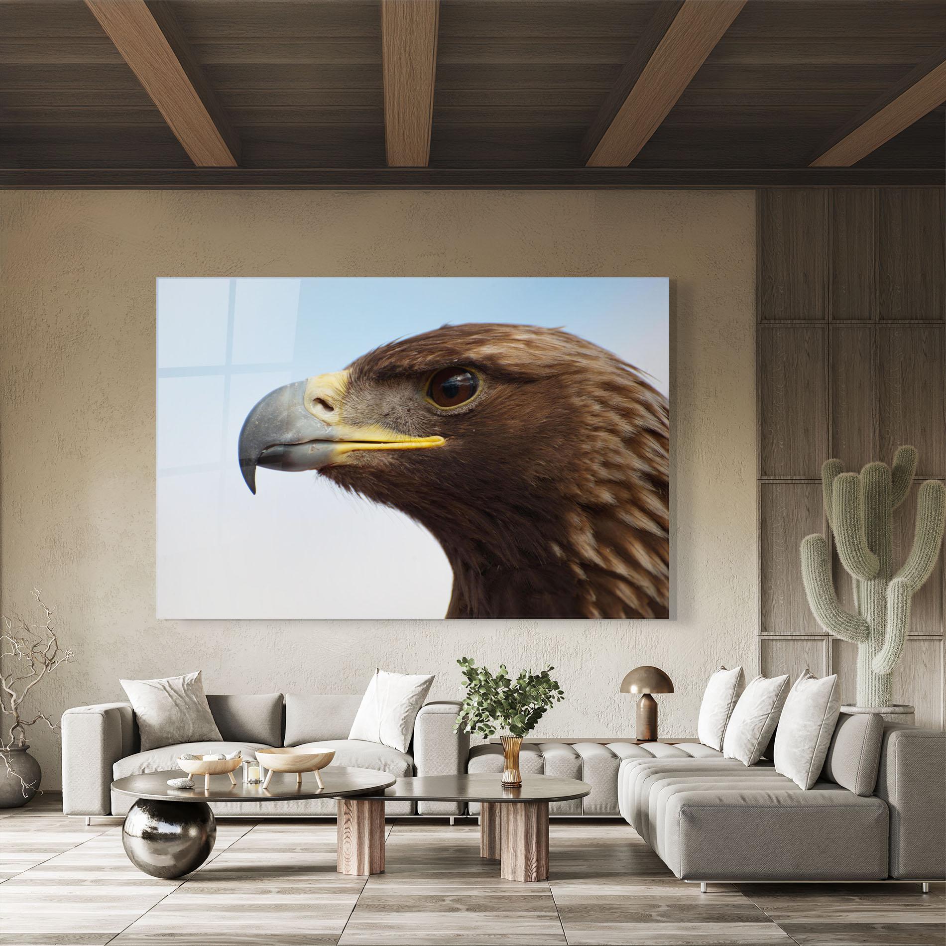 Стъклена картина Brown Head Eagle mockup 8