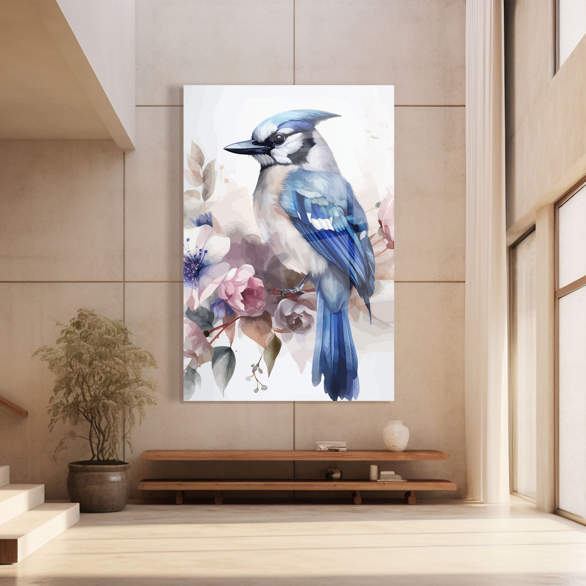 Bird Pretty Blue mockup 8