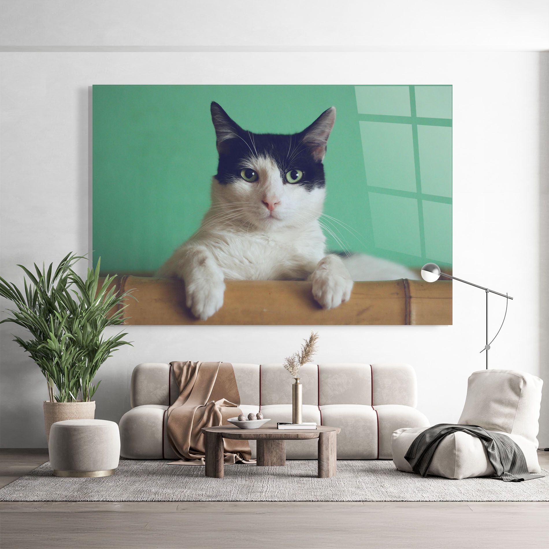 Black White Cat mockup 9