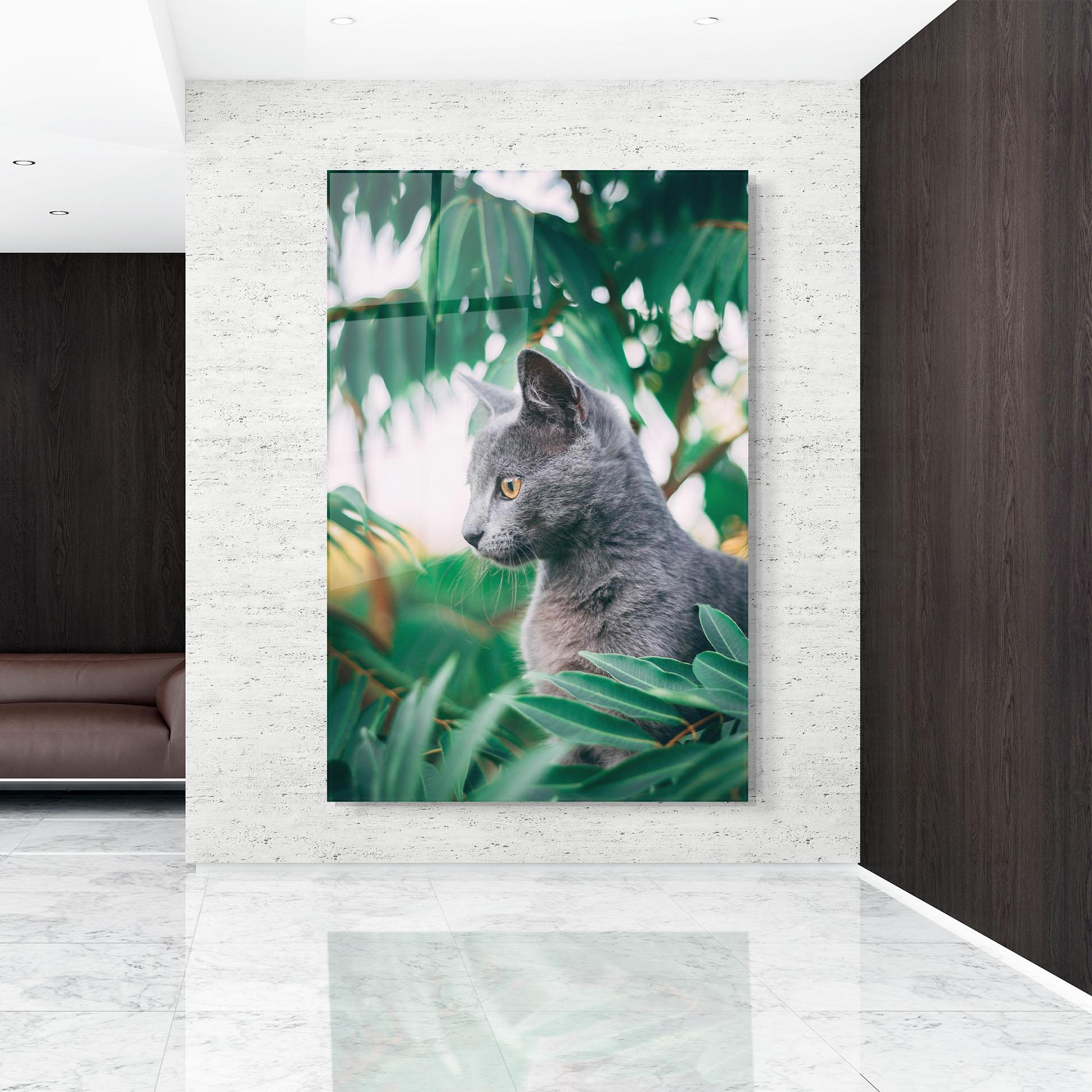 Стъклена картина Cat Tree mockup 9