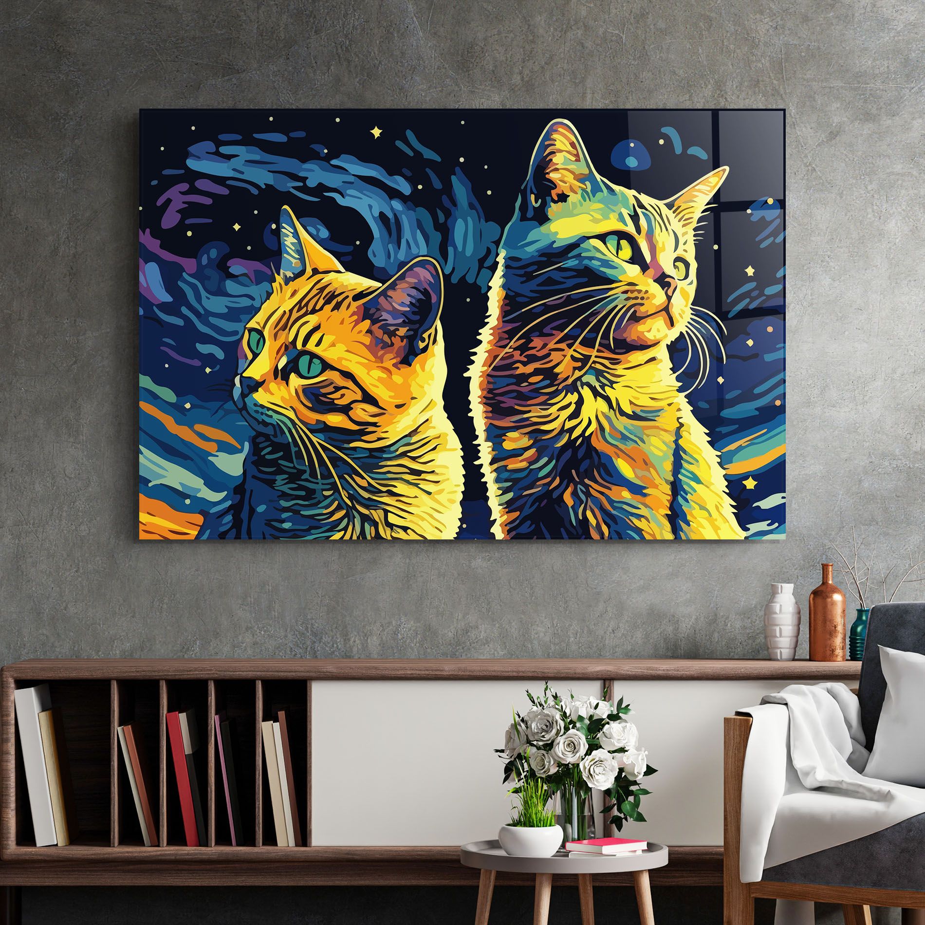 Cat Painting mockup 2