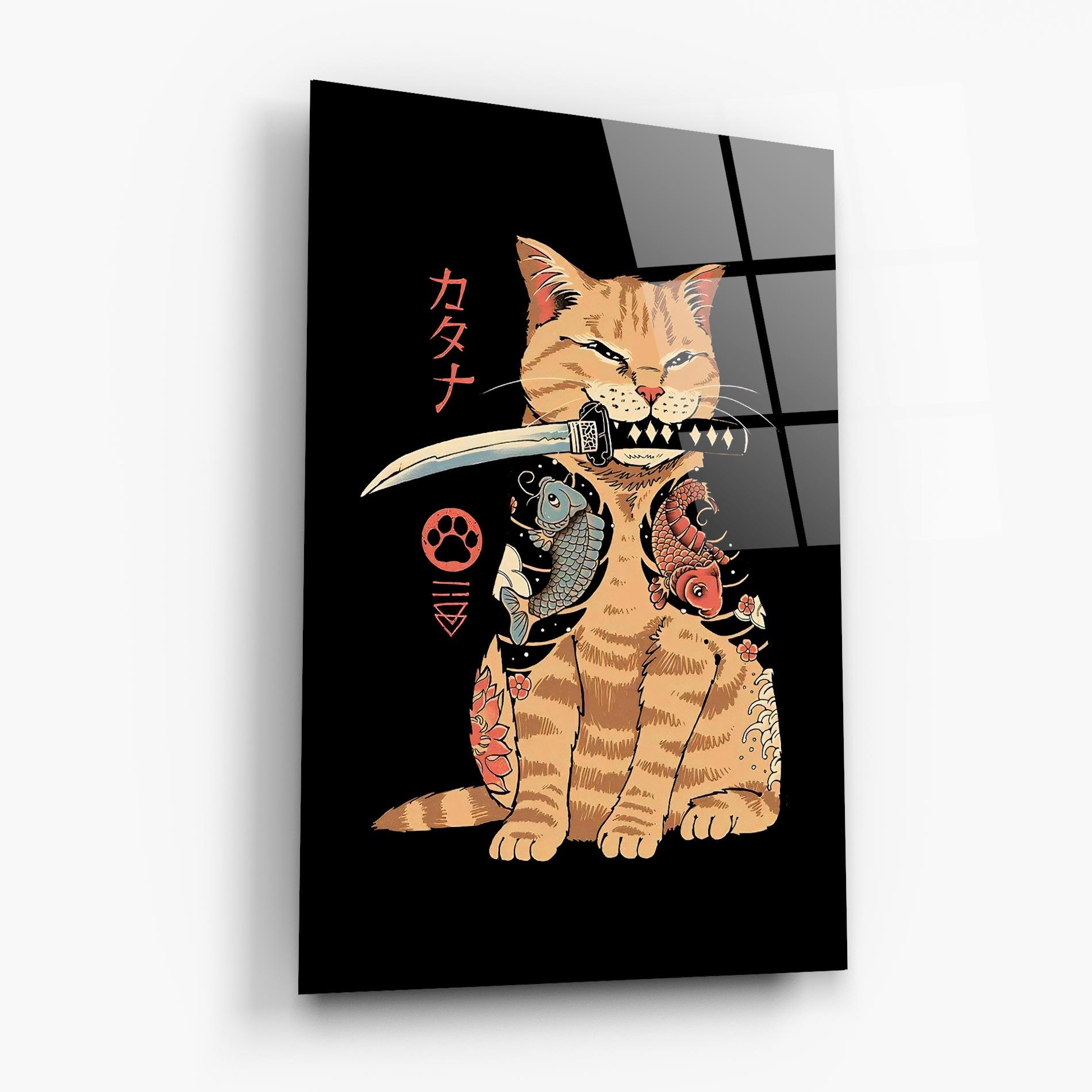 Стъклена картина Catana mockup 6