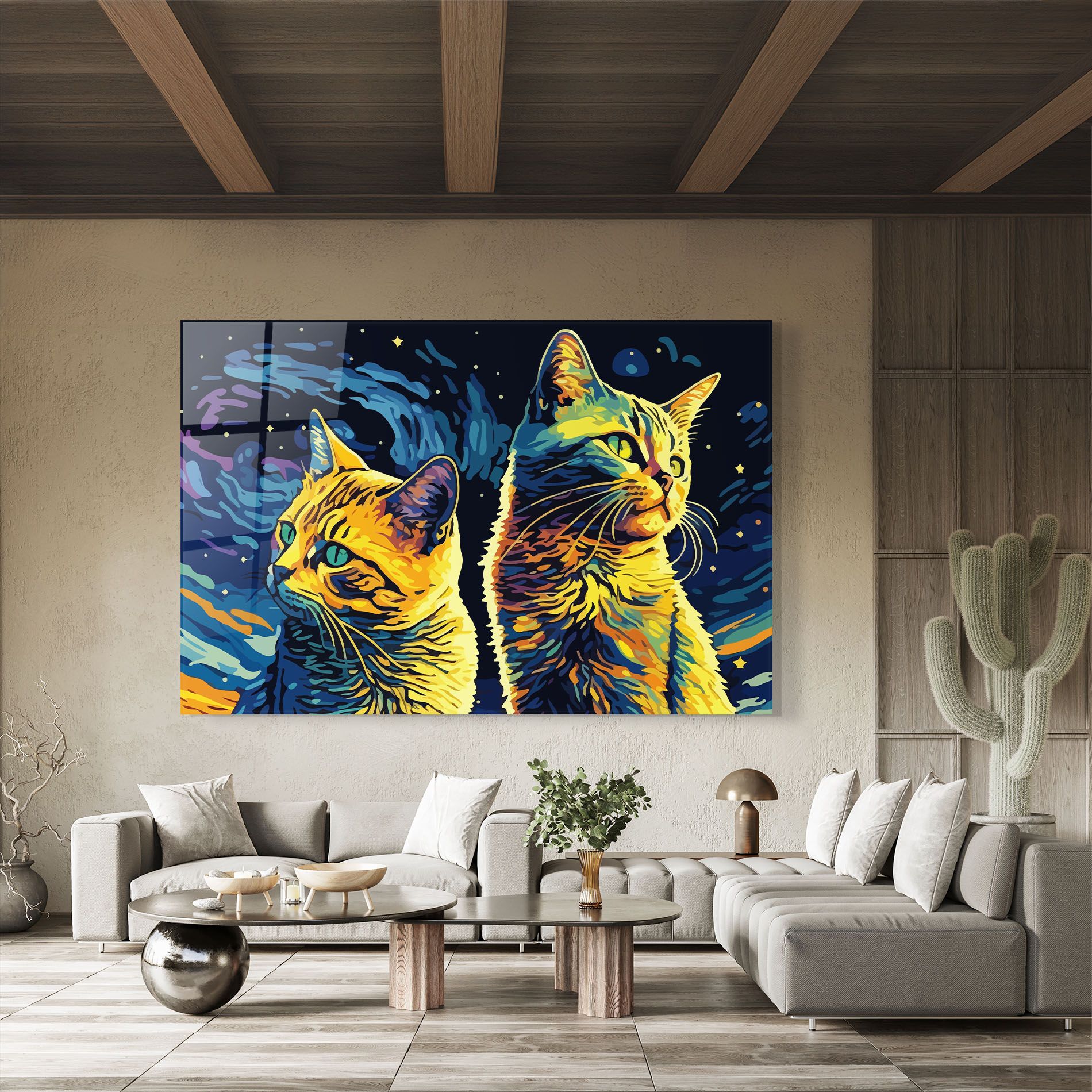 Cat Painting mockup 8