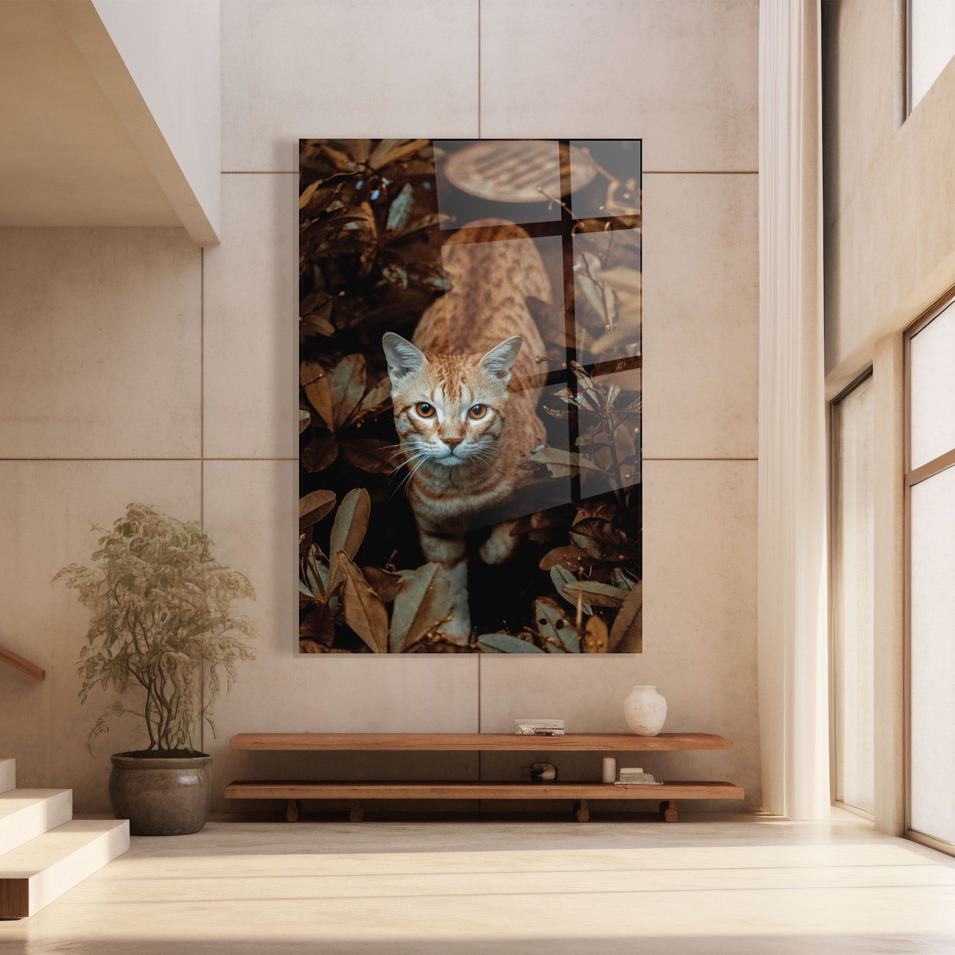 Autumn Orange Cat mockup 8