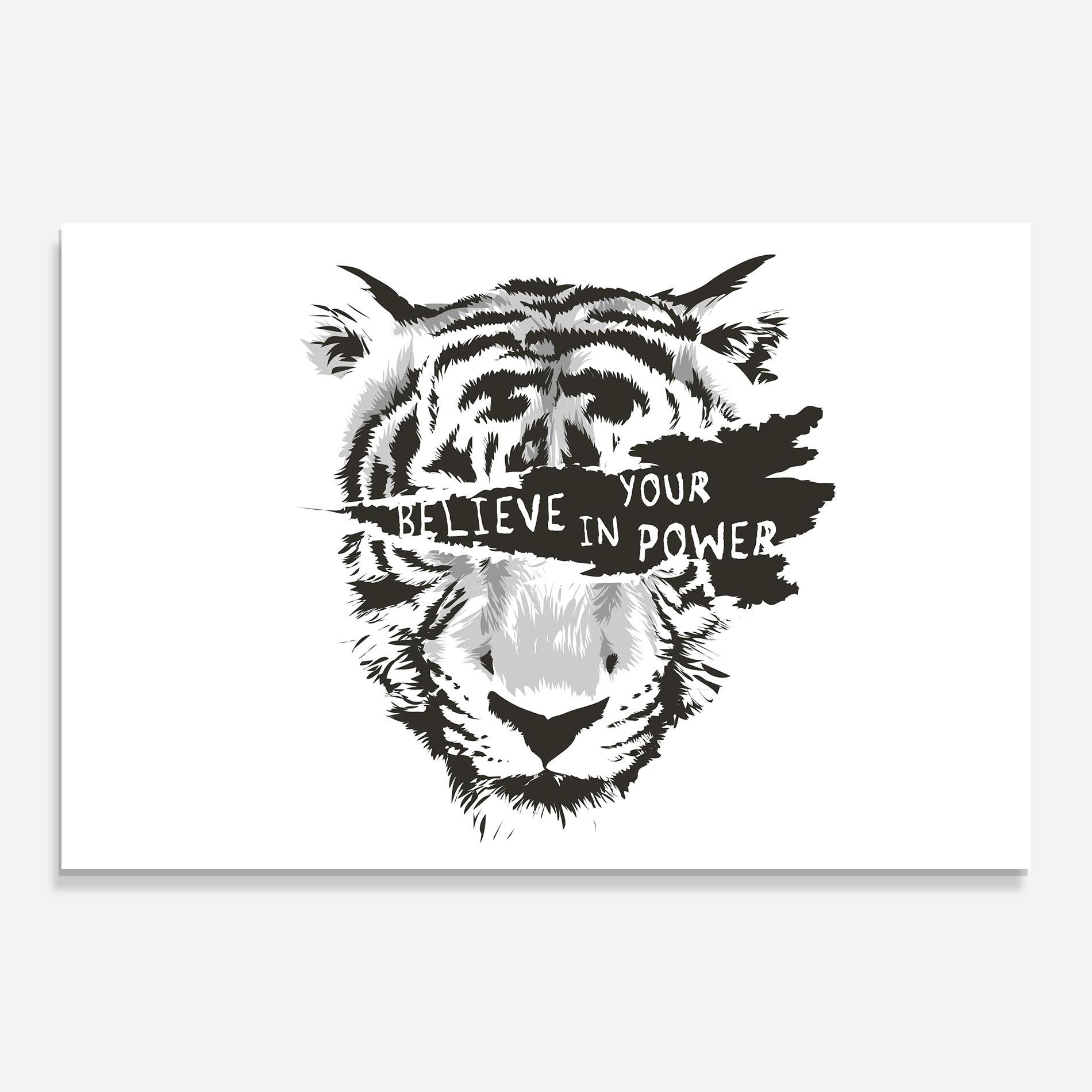 Стъклена картина Belive In Your Power mockup 0