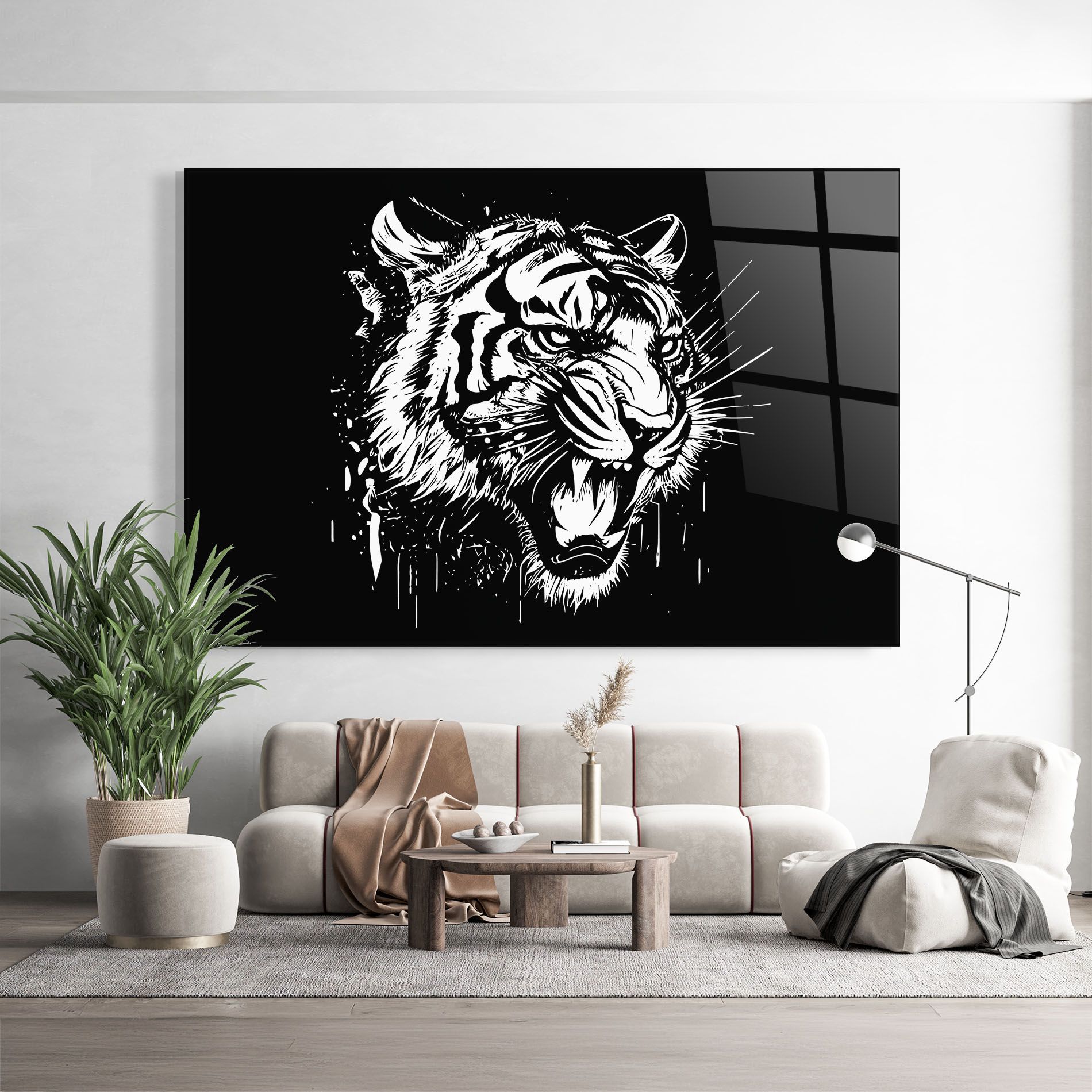 Angry Tiger Head mockup 9