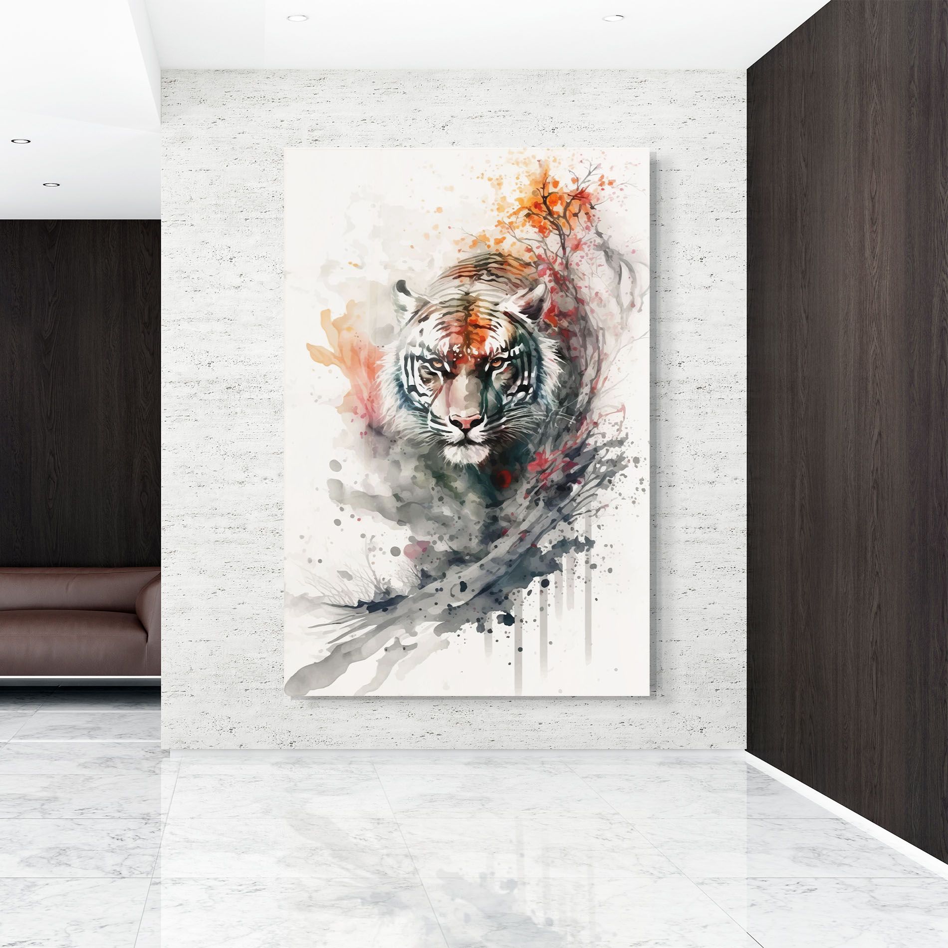 Beautiful Tiger Art mockup 9