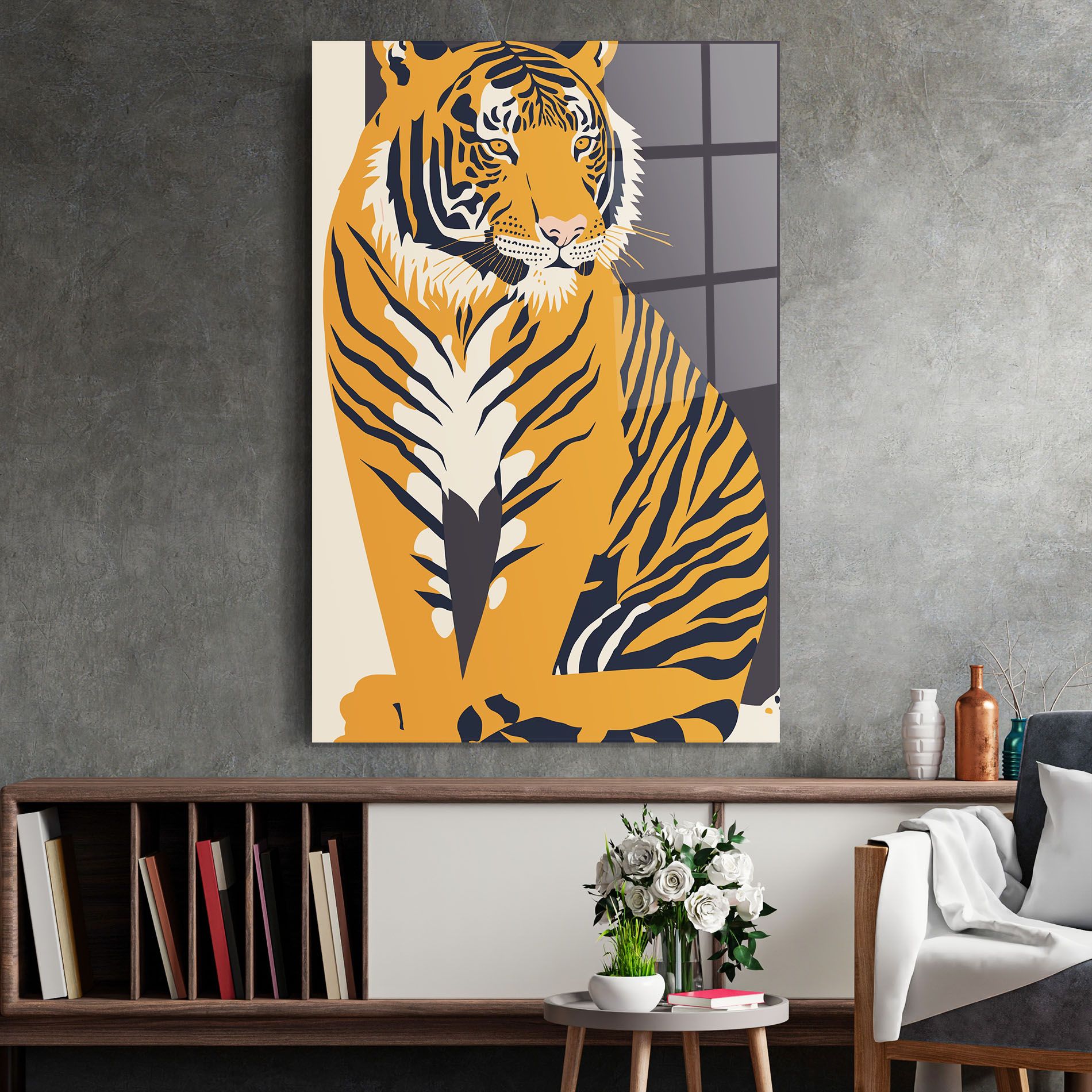 Orange Tiger mockup 2