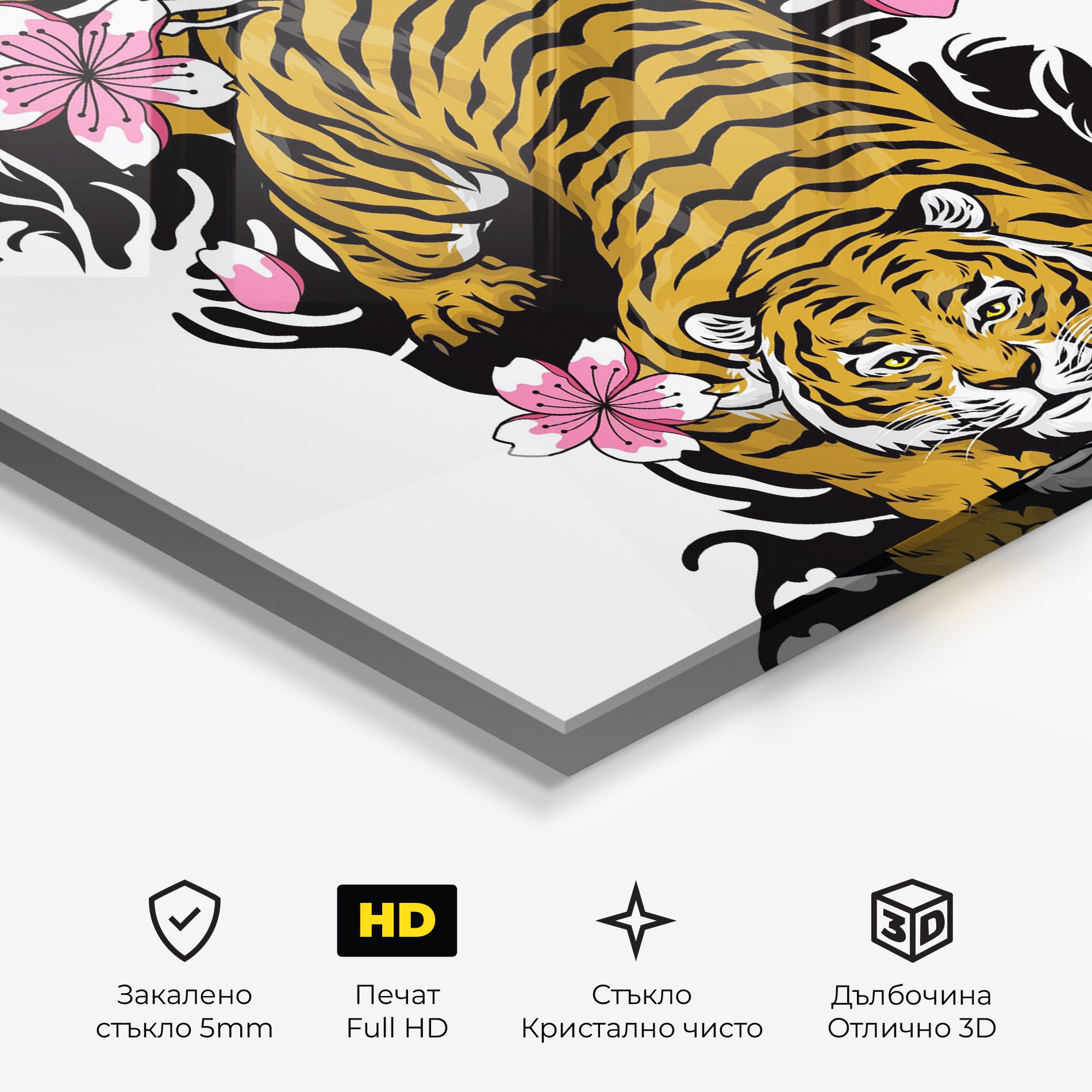 Japanese Style Tiger mockup 3