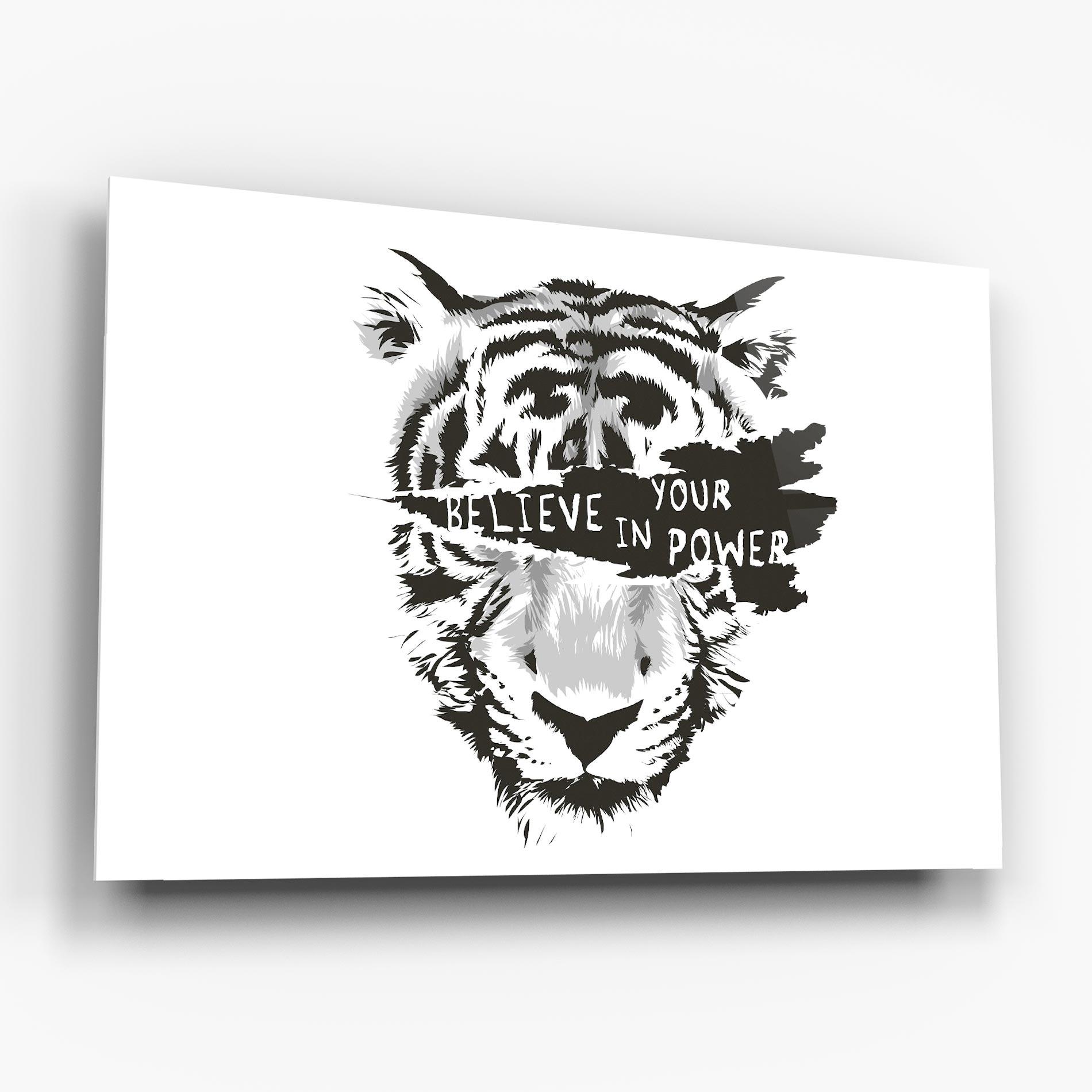 Стъклена картина Belive In Your Power mockup 6