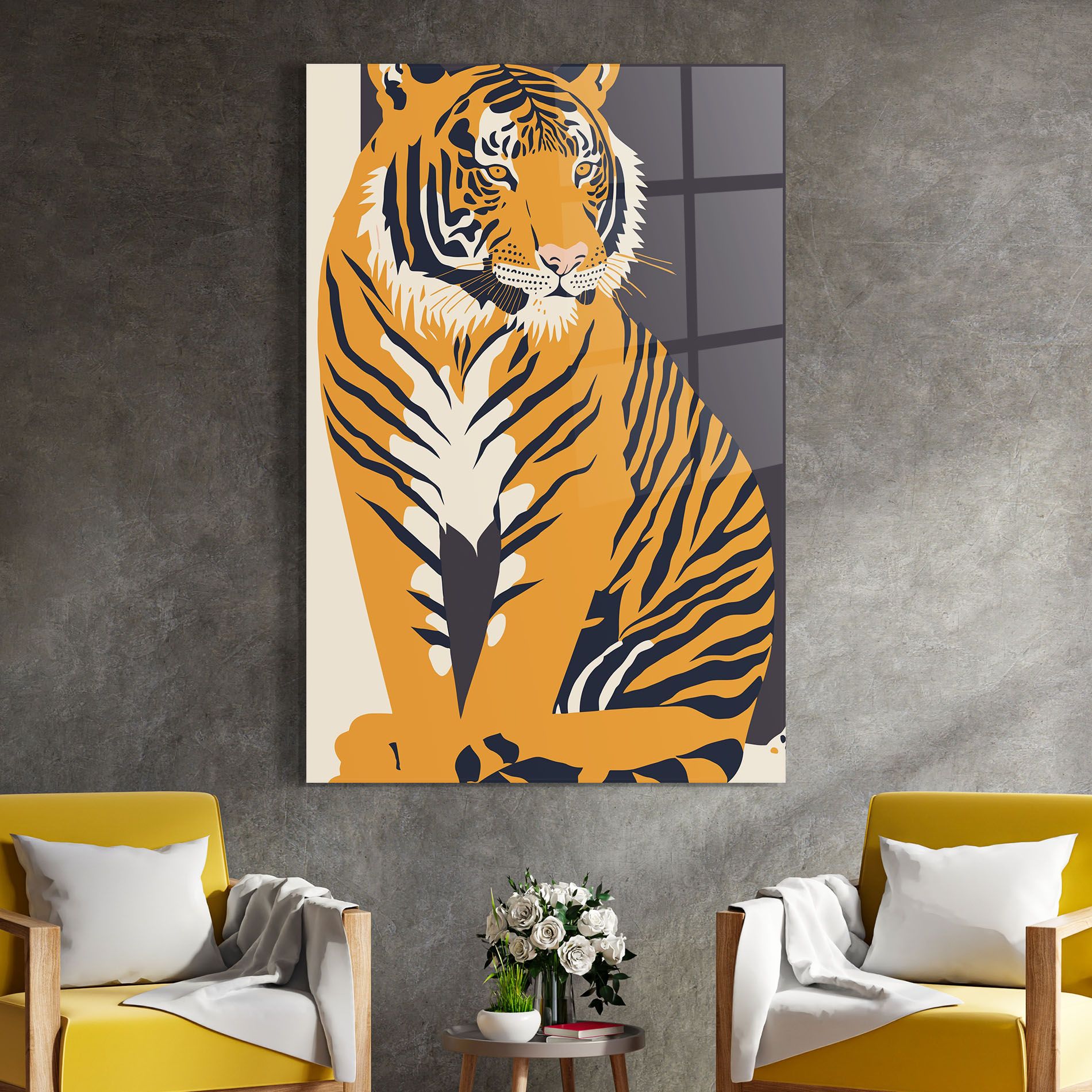 Orange Tiger mockup 4