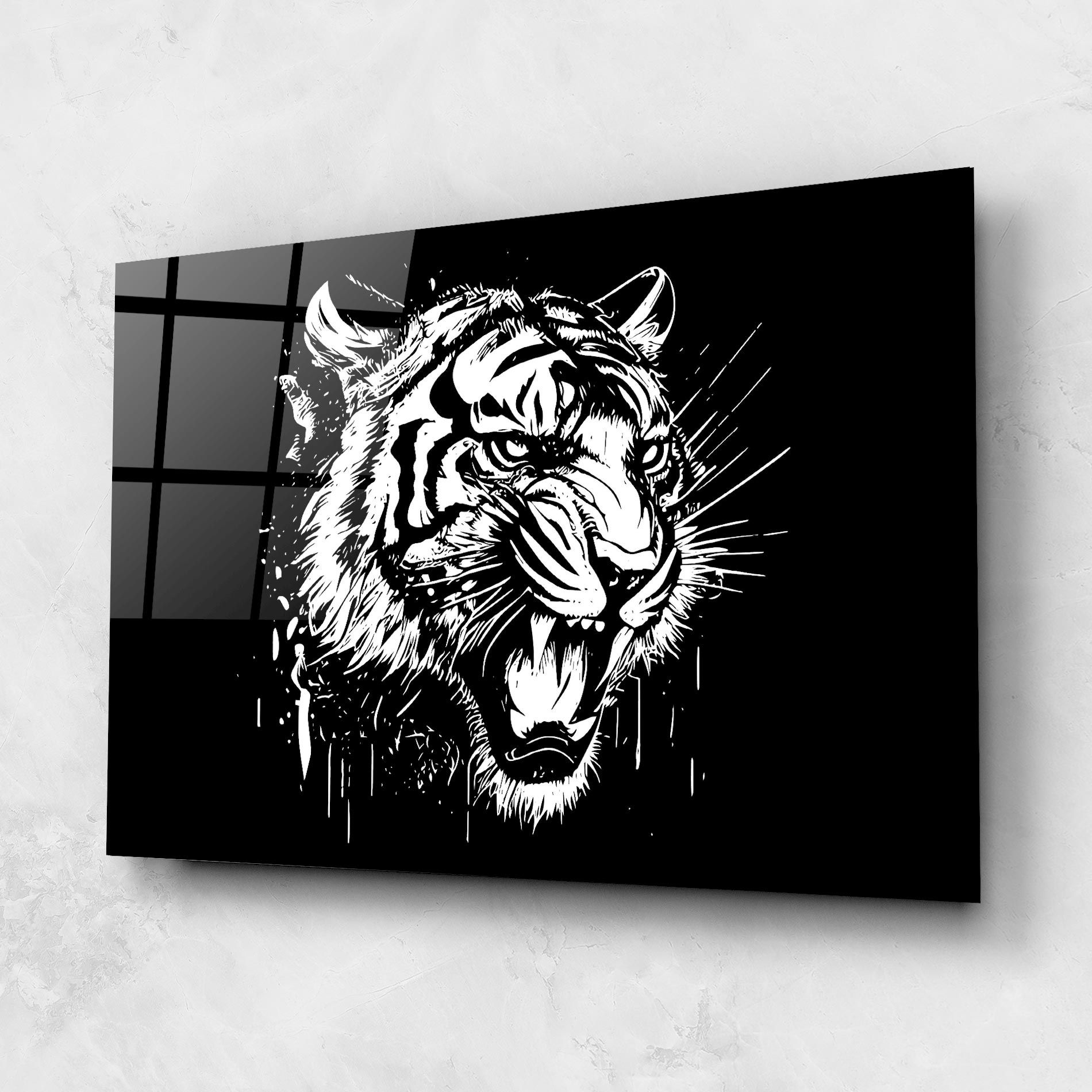 Angry Tiger Head mockup 1