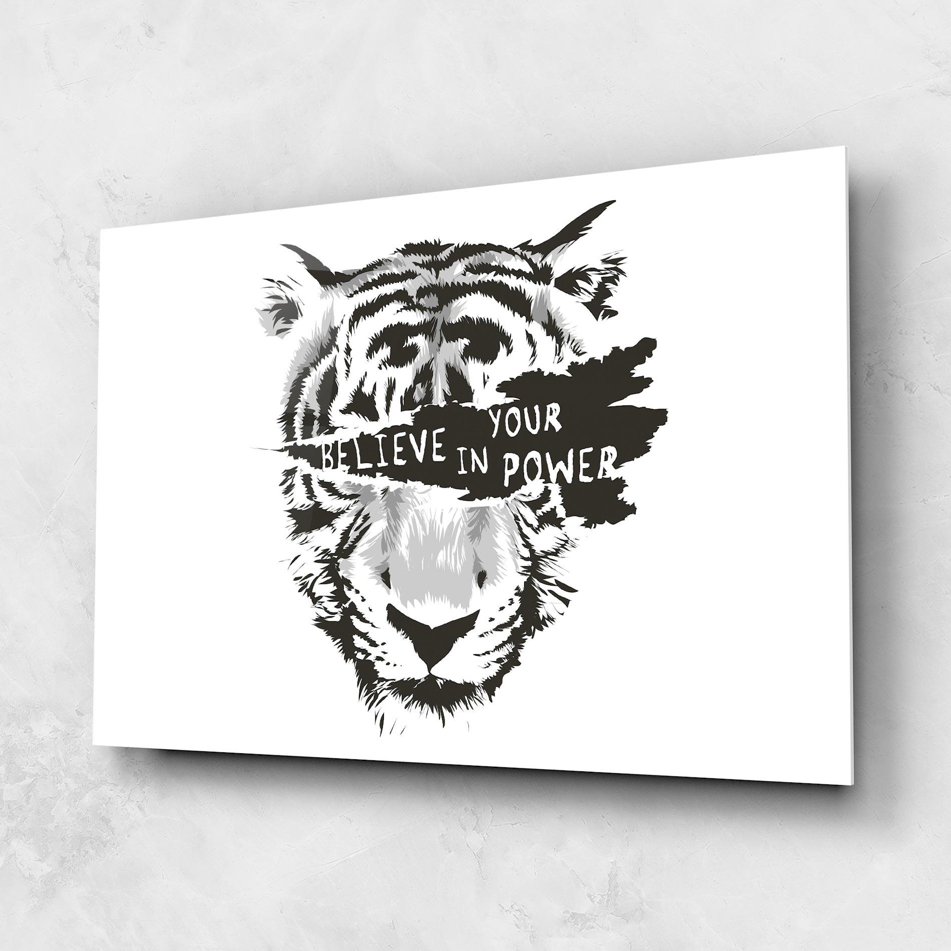 Стъклена картина Belive In Your Power mockup 1