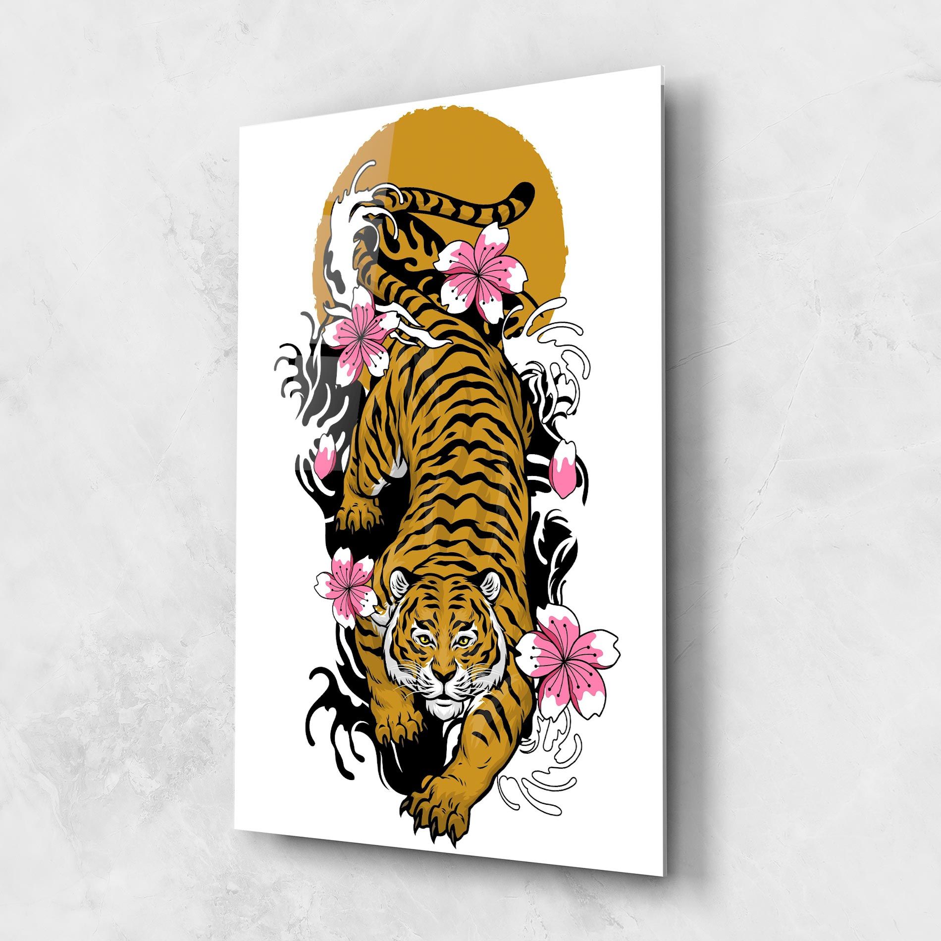 Japanese Style Tiger mockup 1