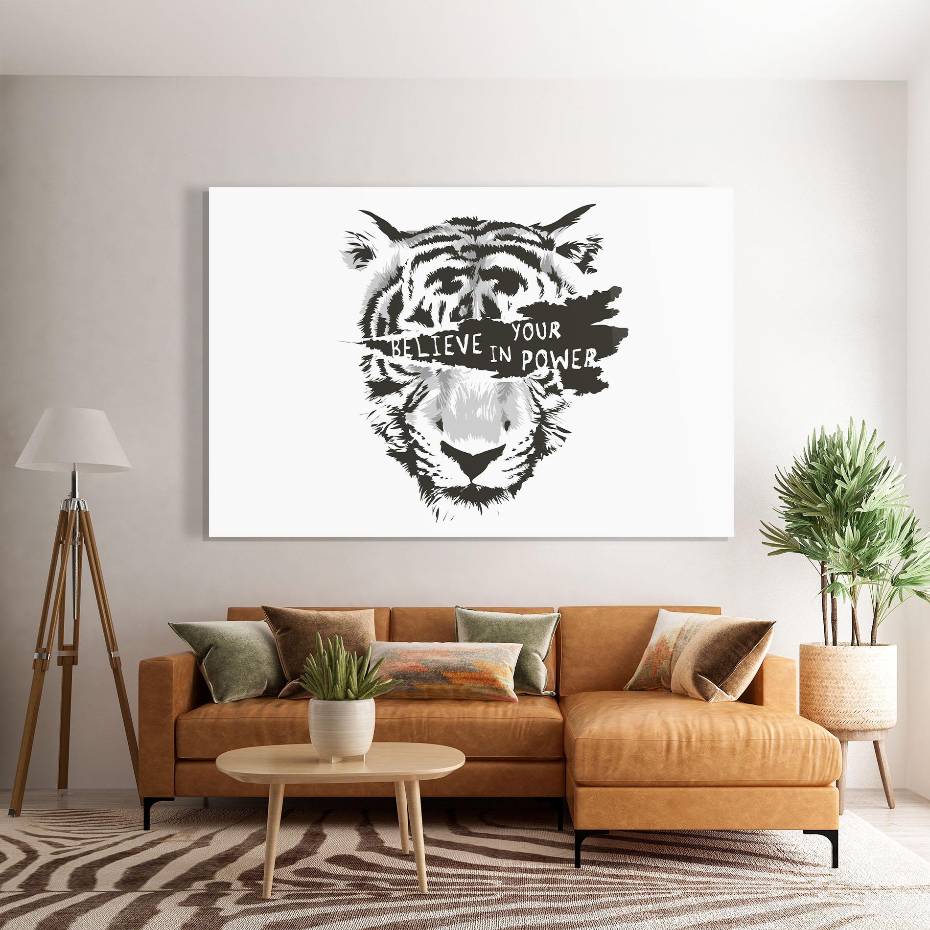Стъклена картина Belive In Your Power mockup 7