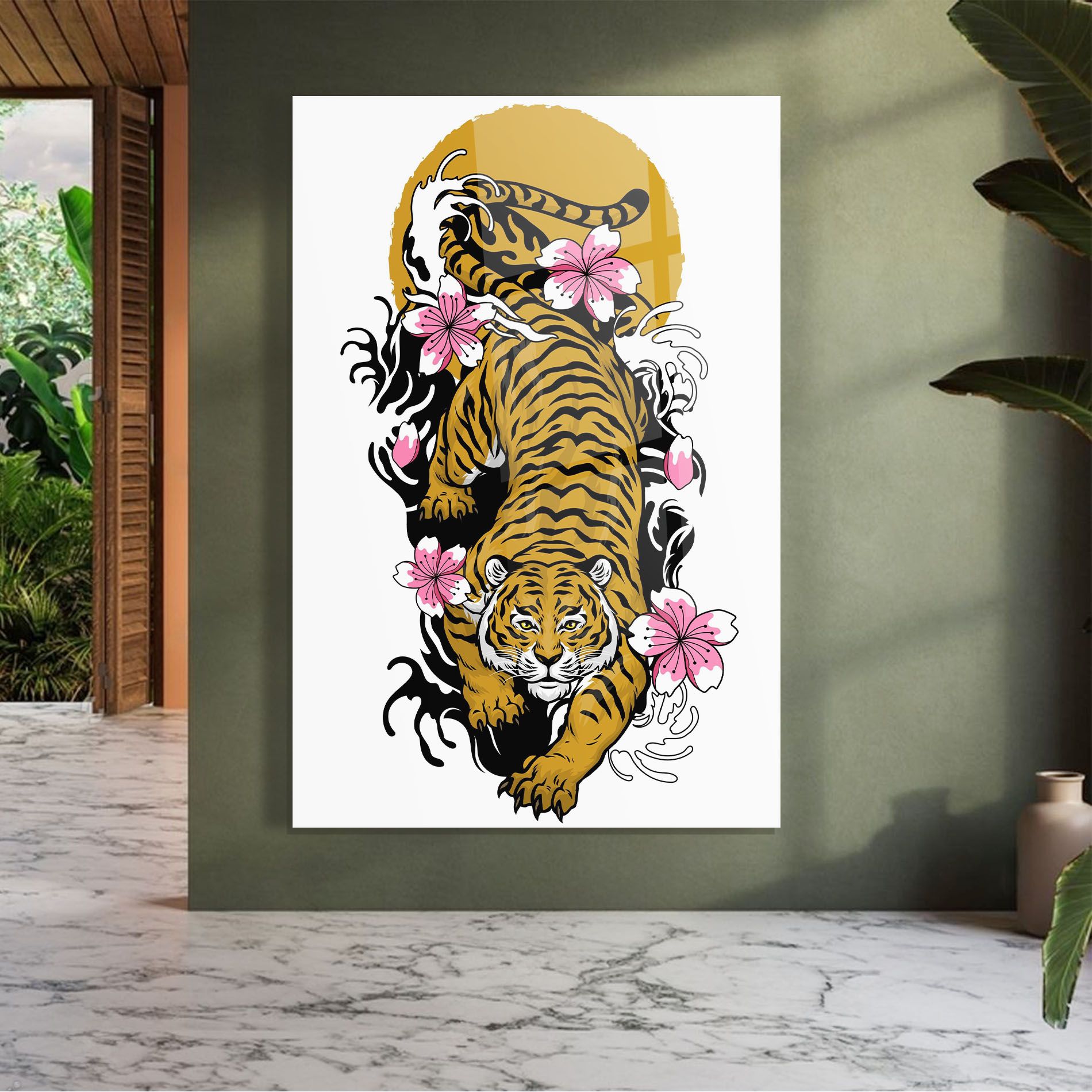 Japanese Style Tiger mockup 7