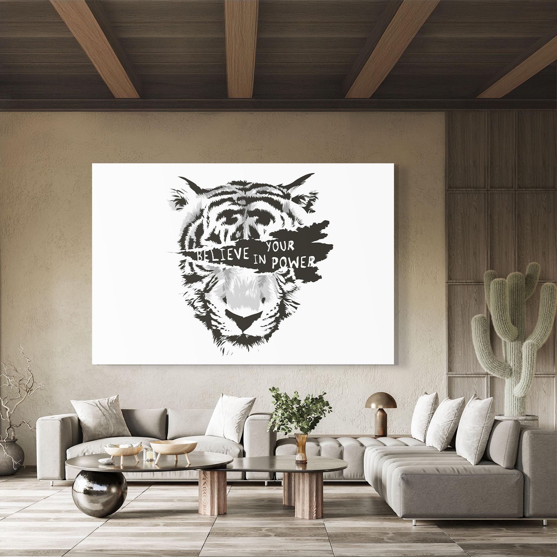 Стъклена картина Belive In Your Power mockup 8