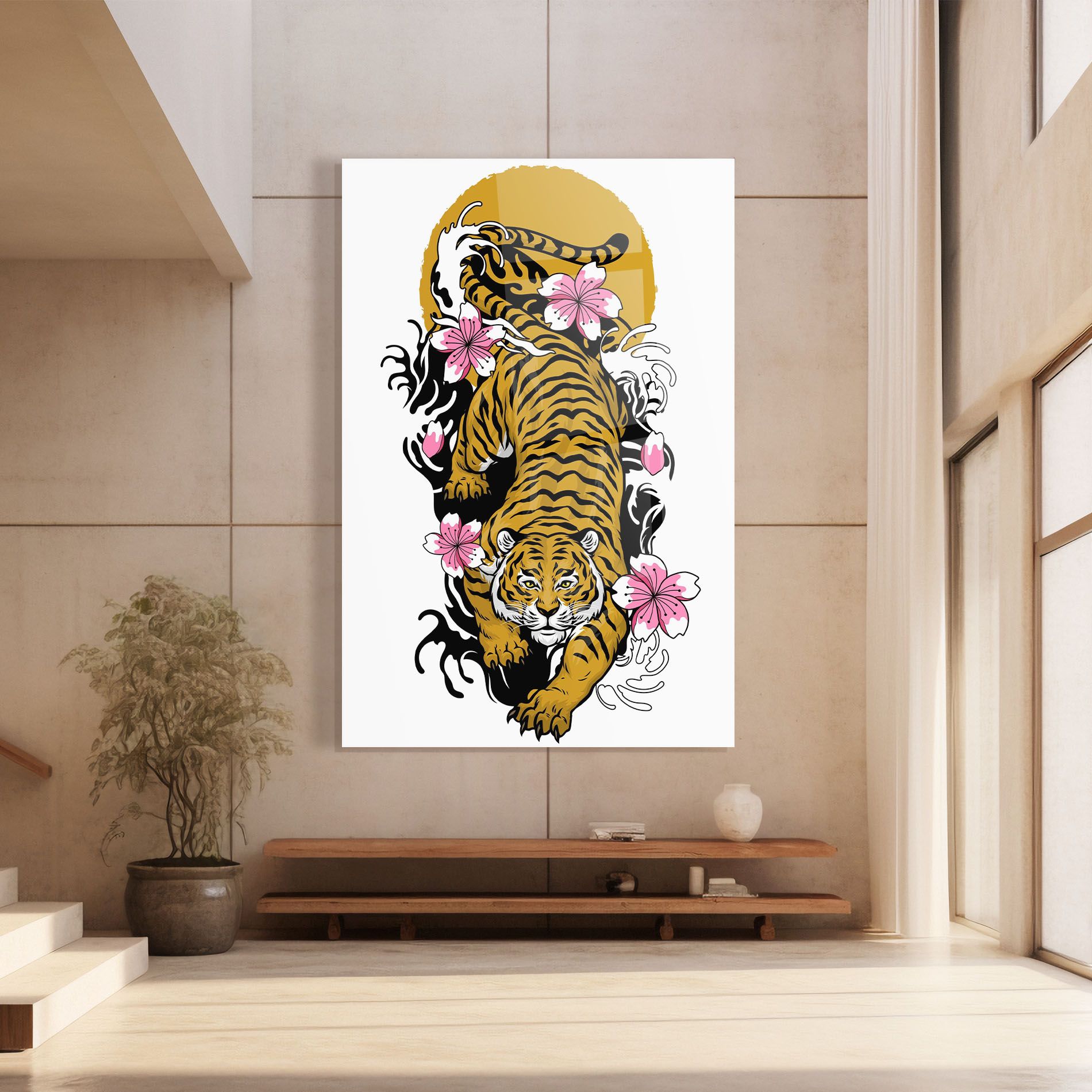 Japanese Style Tiger mockup 8