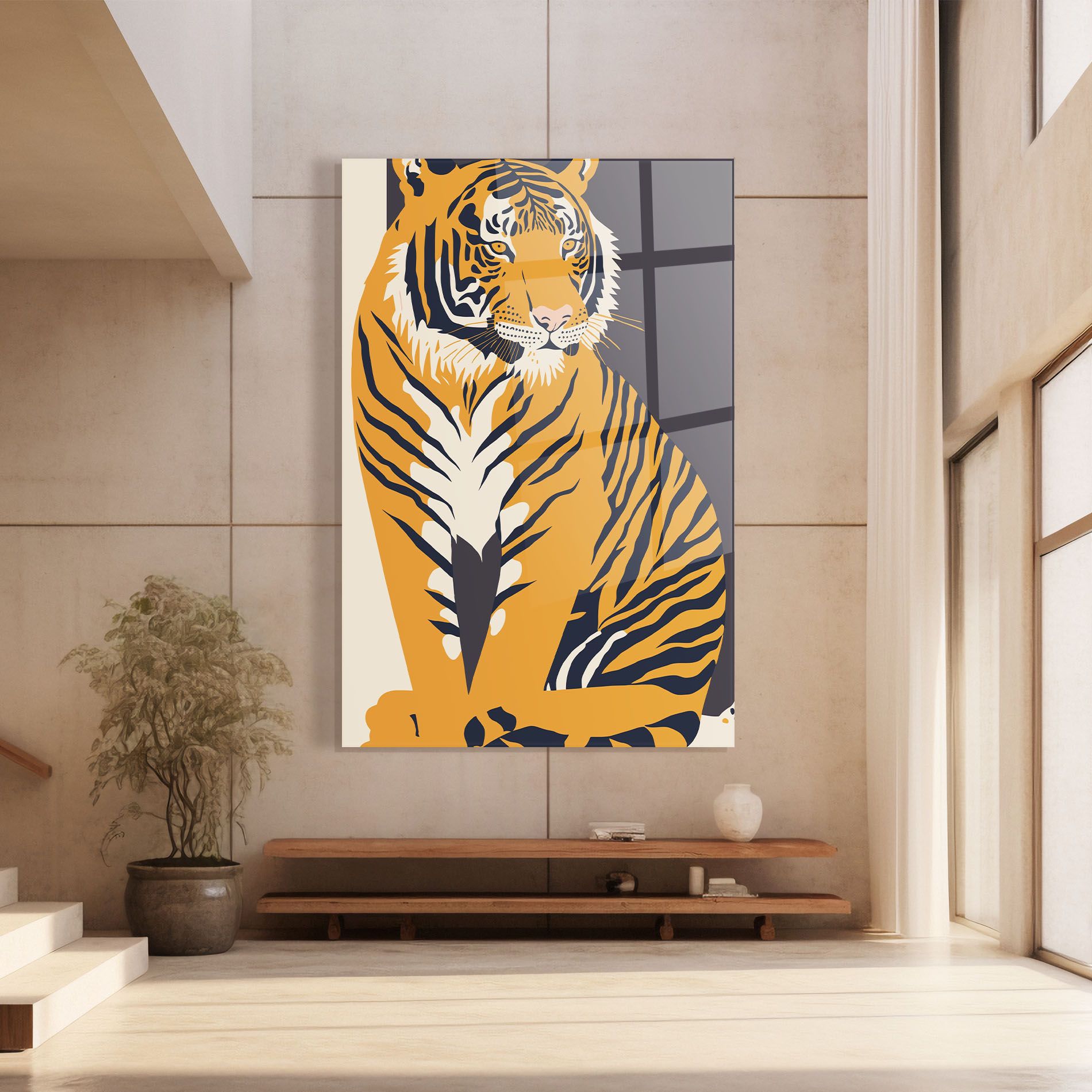 Orange Tiger mockup 8