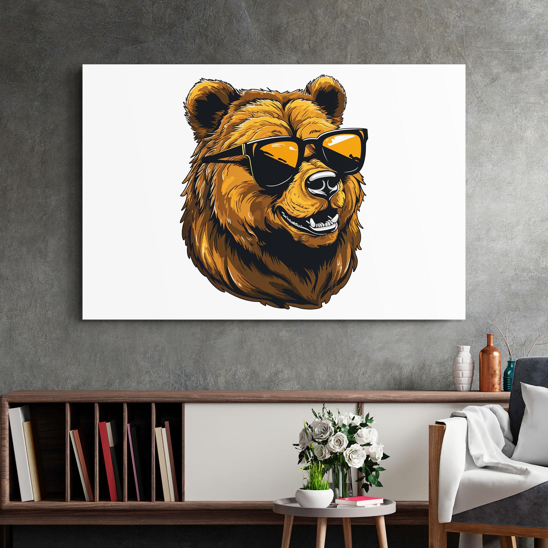 Стъклена картина Cool Glasses mockup 2