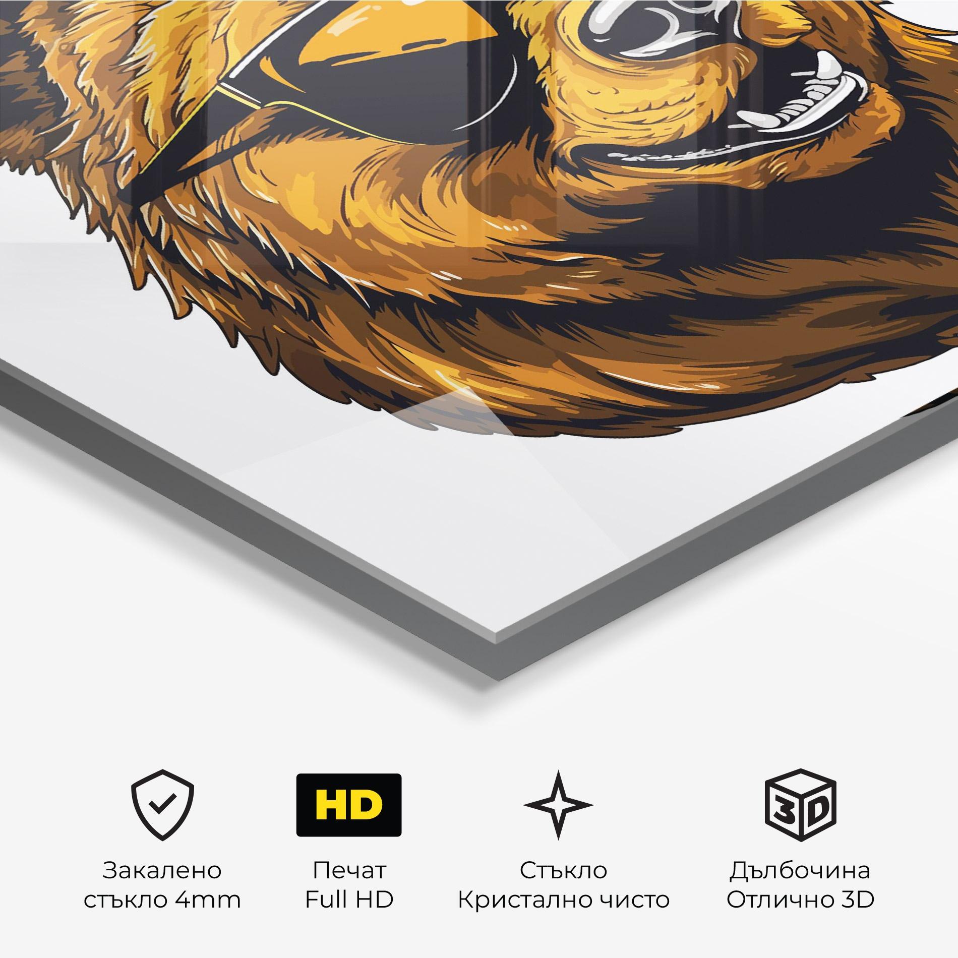 Стъклена картина Cool Glasses mockup 3