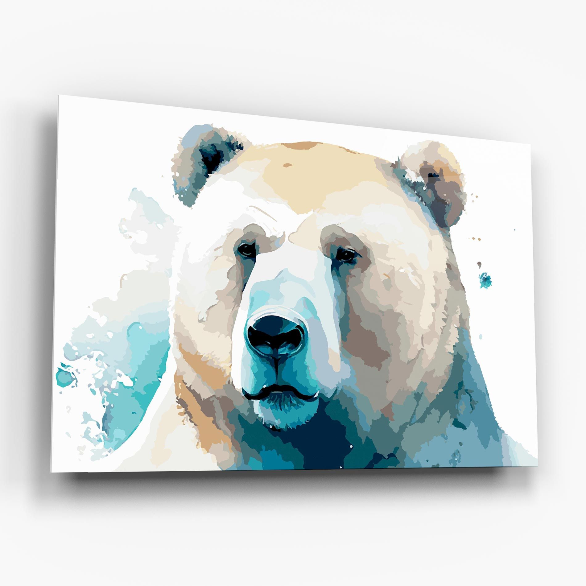 Big Watercolor Bear mockup 6