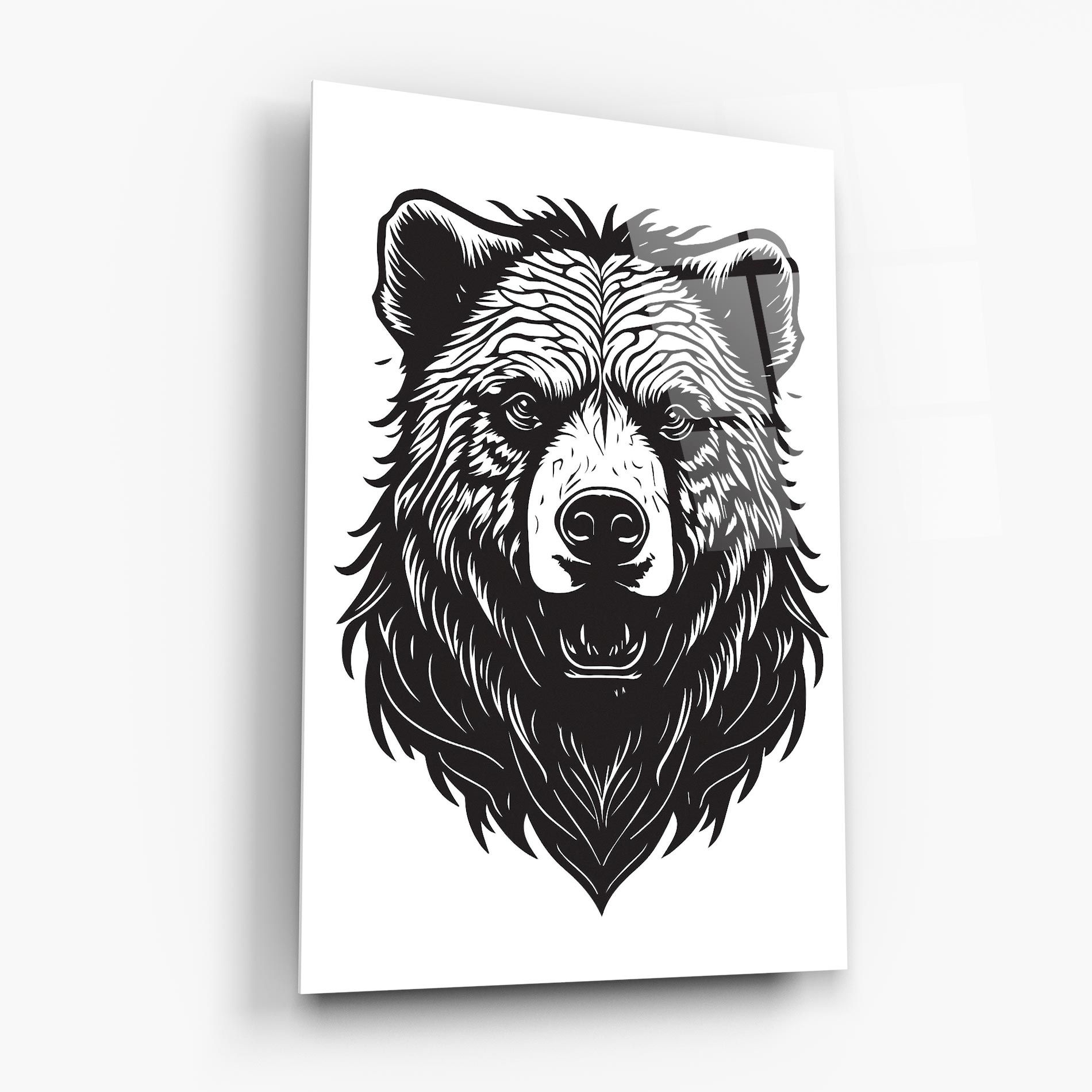Bear Black Head mockup 6