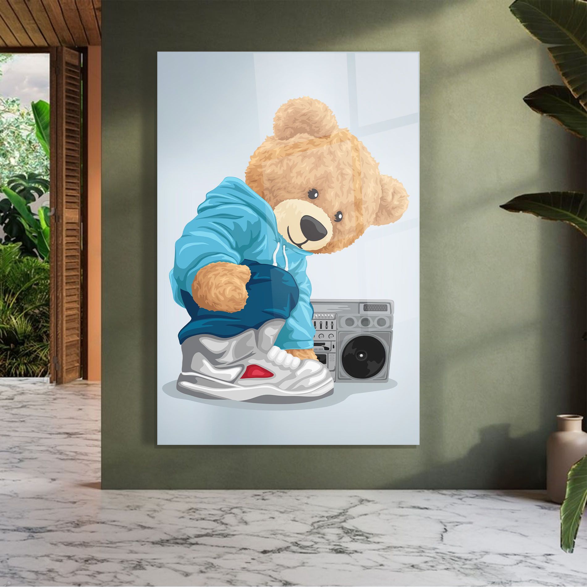 Blue Dressed Bear mockup 7