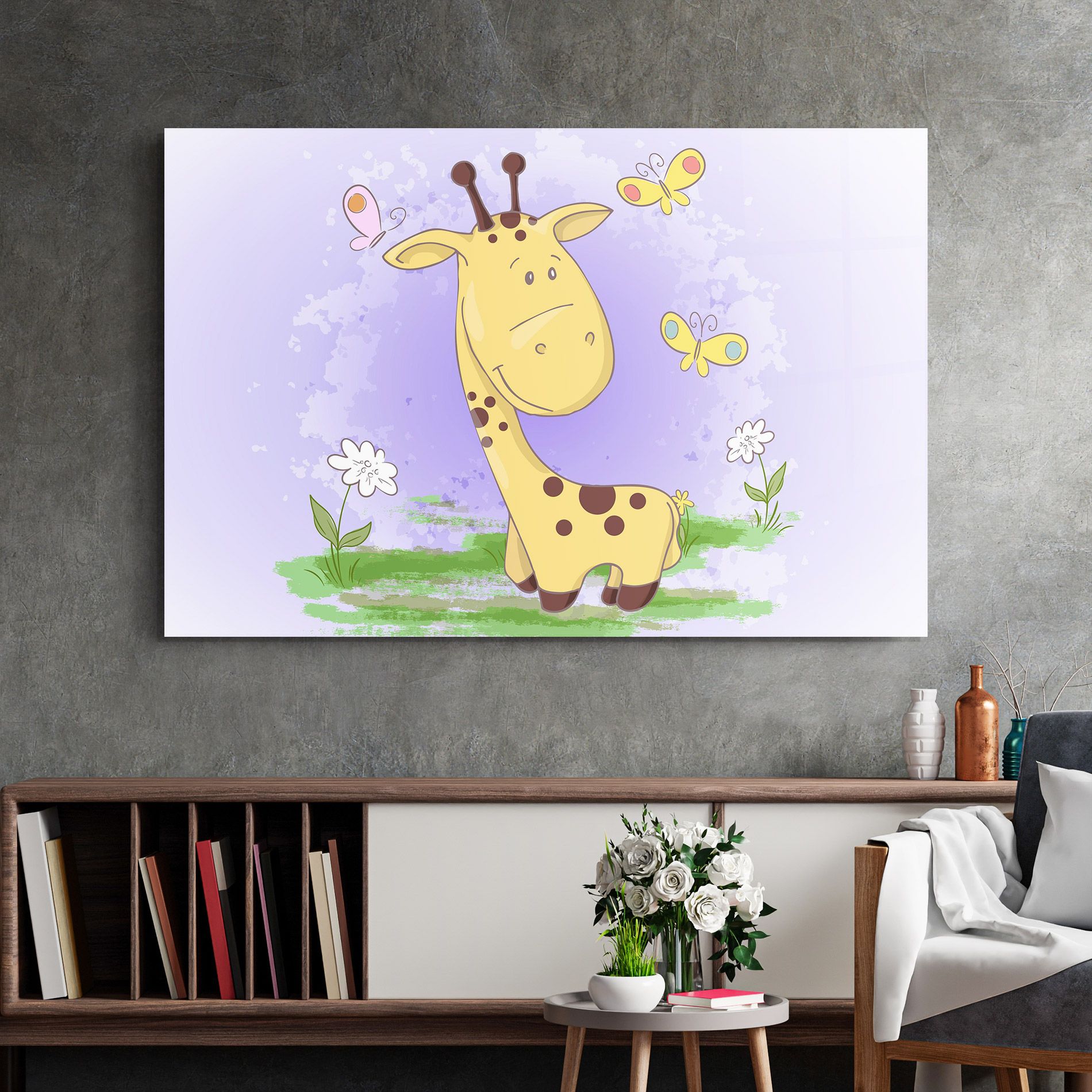 Cute Giraffe mockup 2