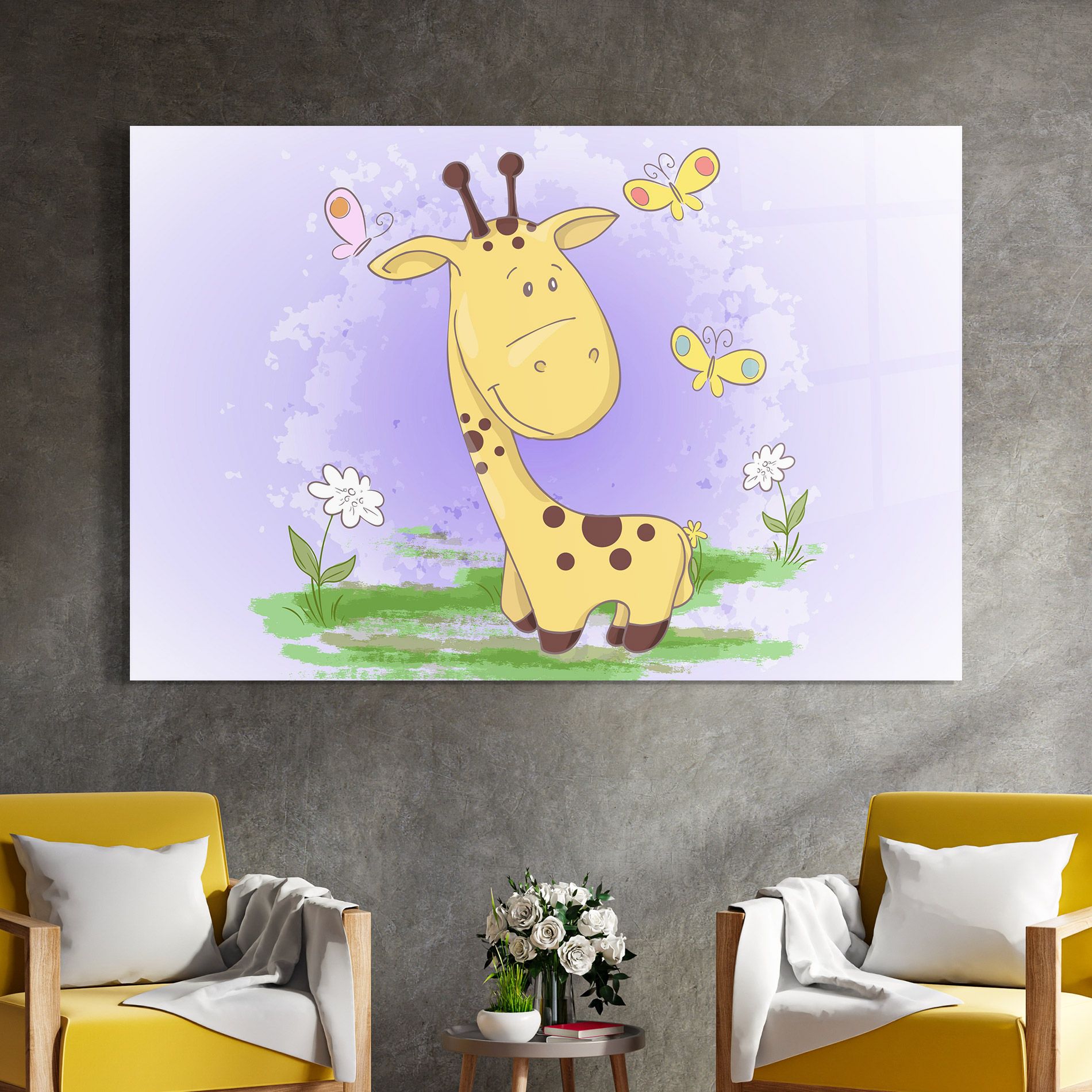 Cute Giraffe mockup 4
