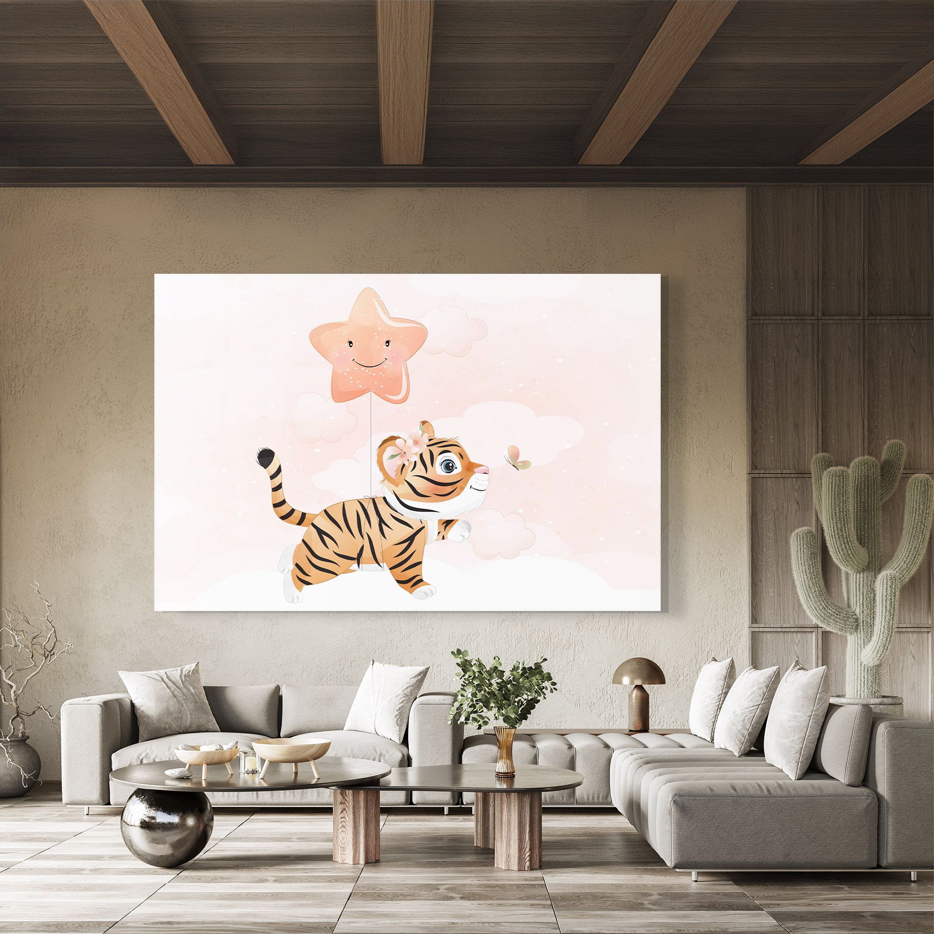 Baby Tiger Art mockup 8