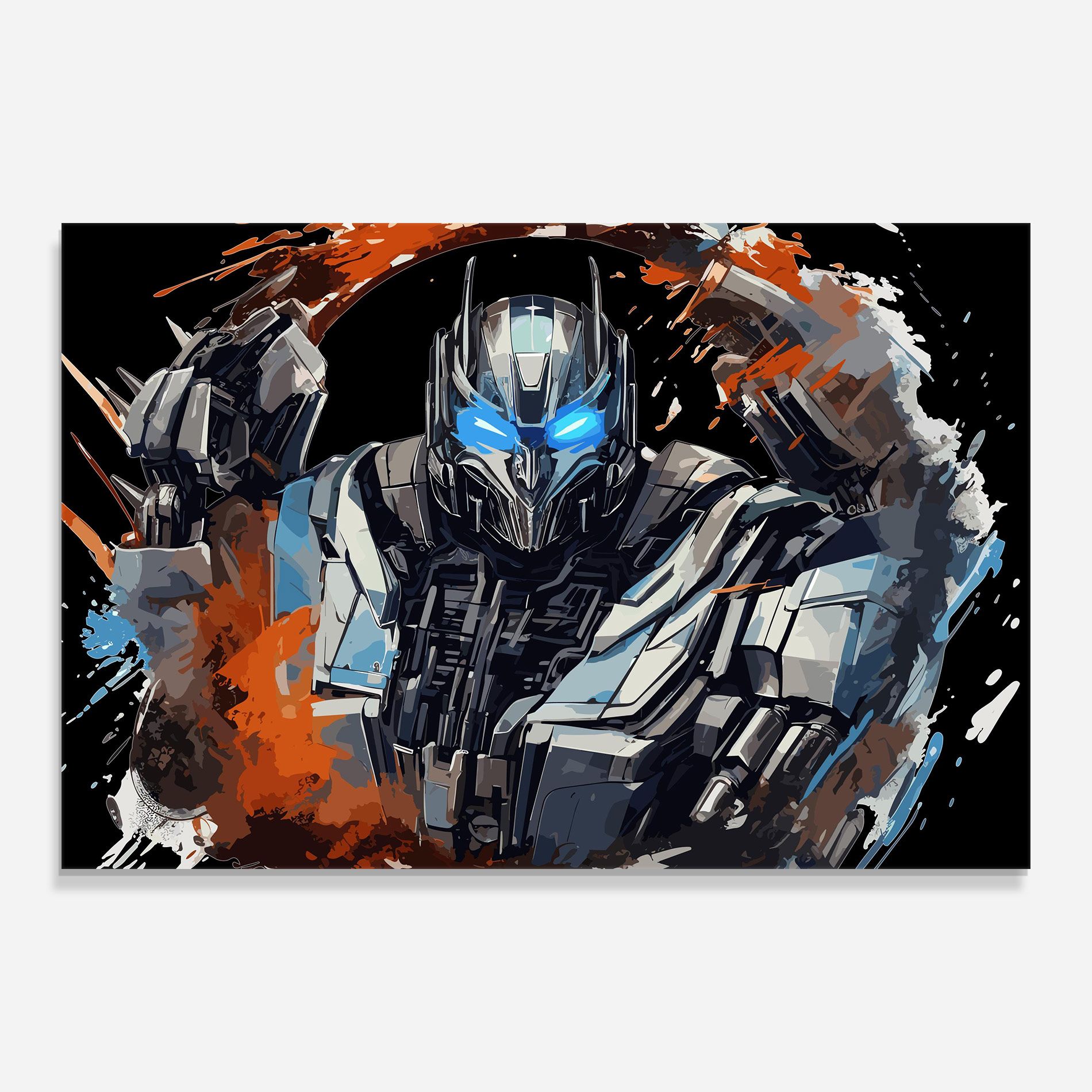 Blue Eyes Transformers mockup 0