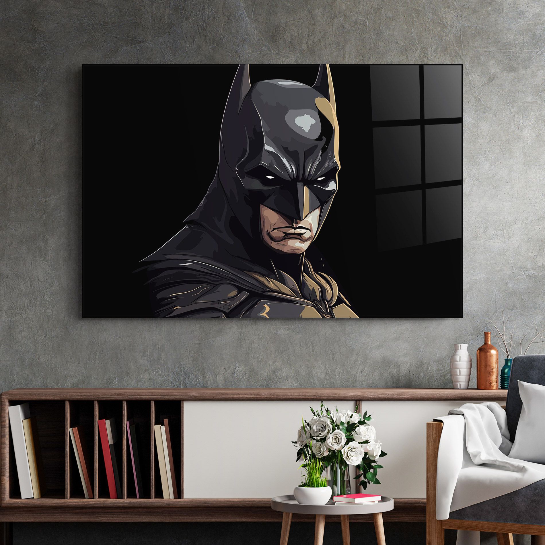 Angry Batman mockup 2