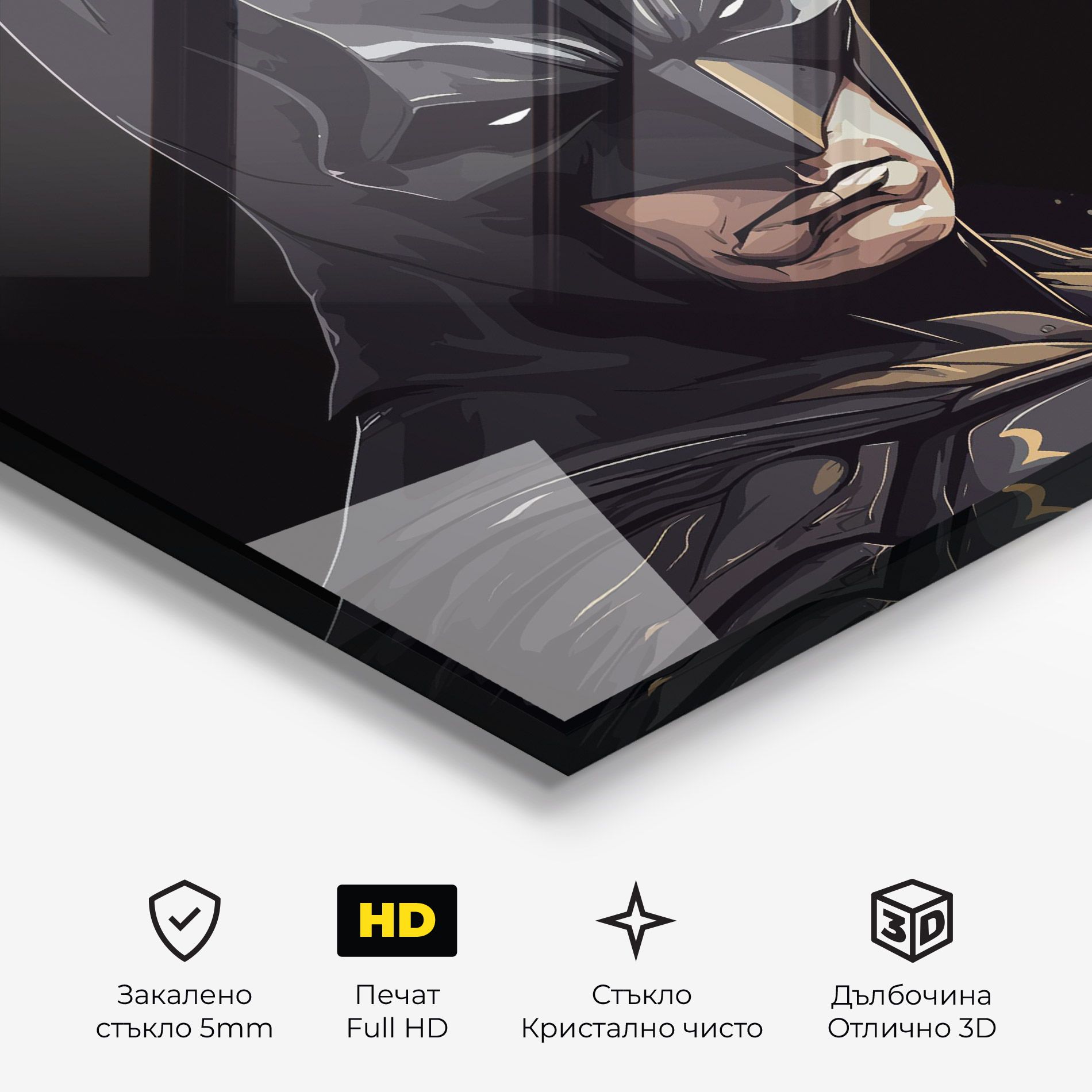 Angry Batman mockup 3